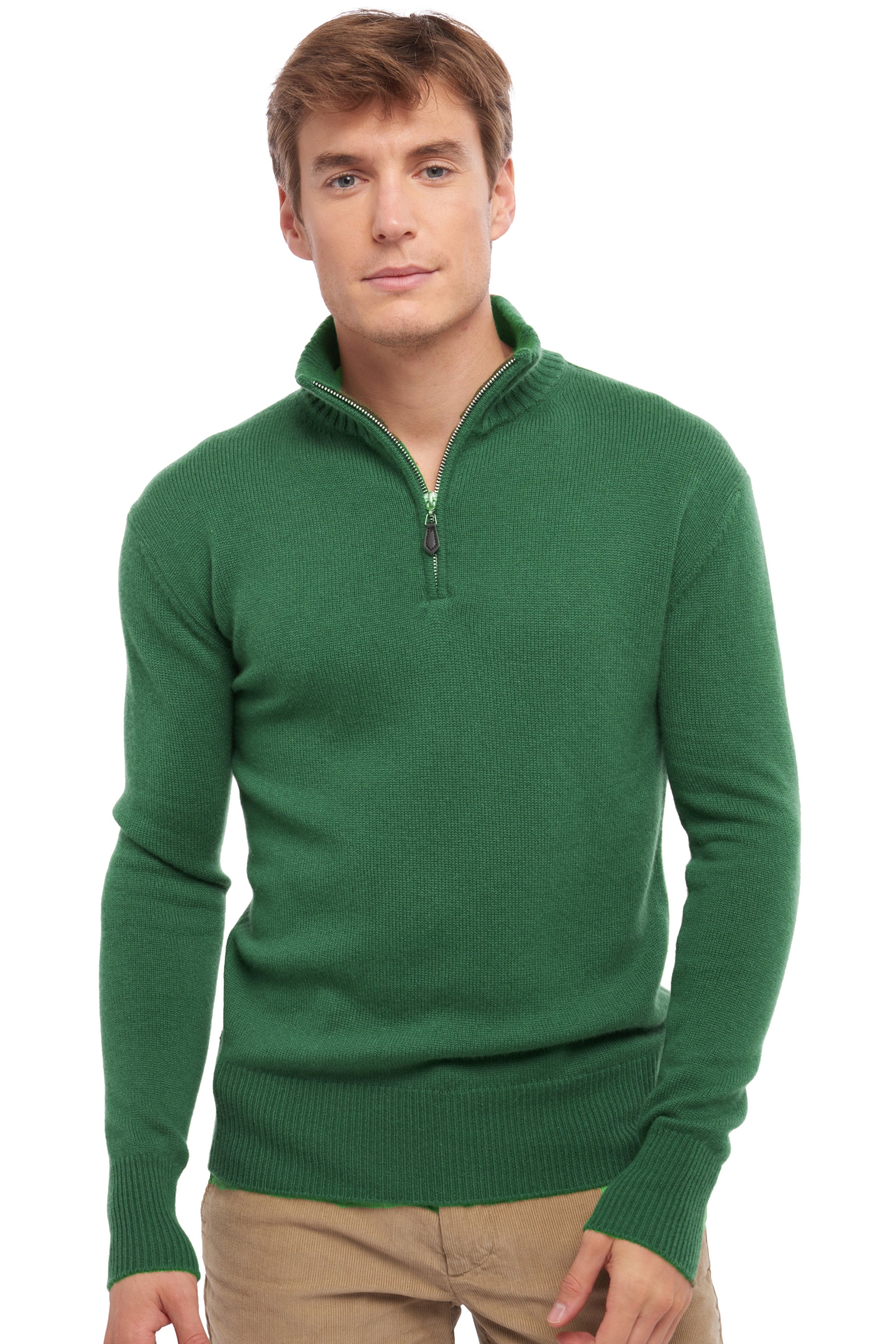 Donovan in cashmere da uomo - botanical - Mahogany
