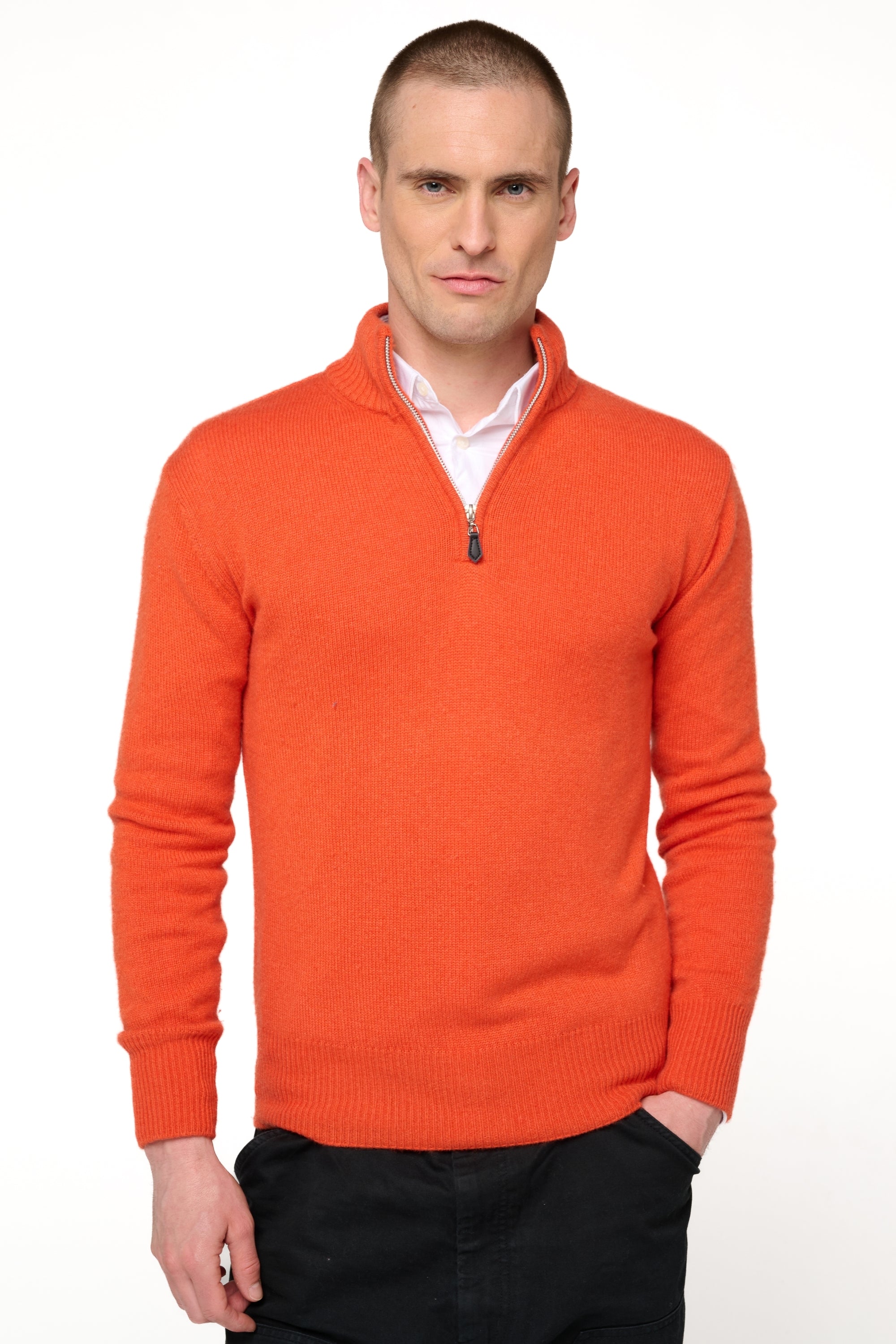Donovan in cashmere uomo - satsuma - Mahogany