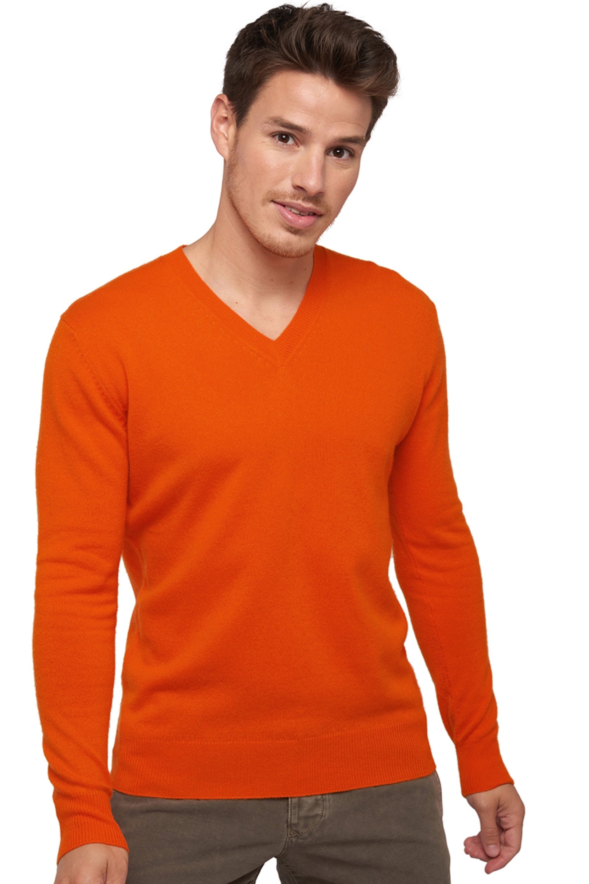 Tor in cashmere uomo - satsuma - Mahogany