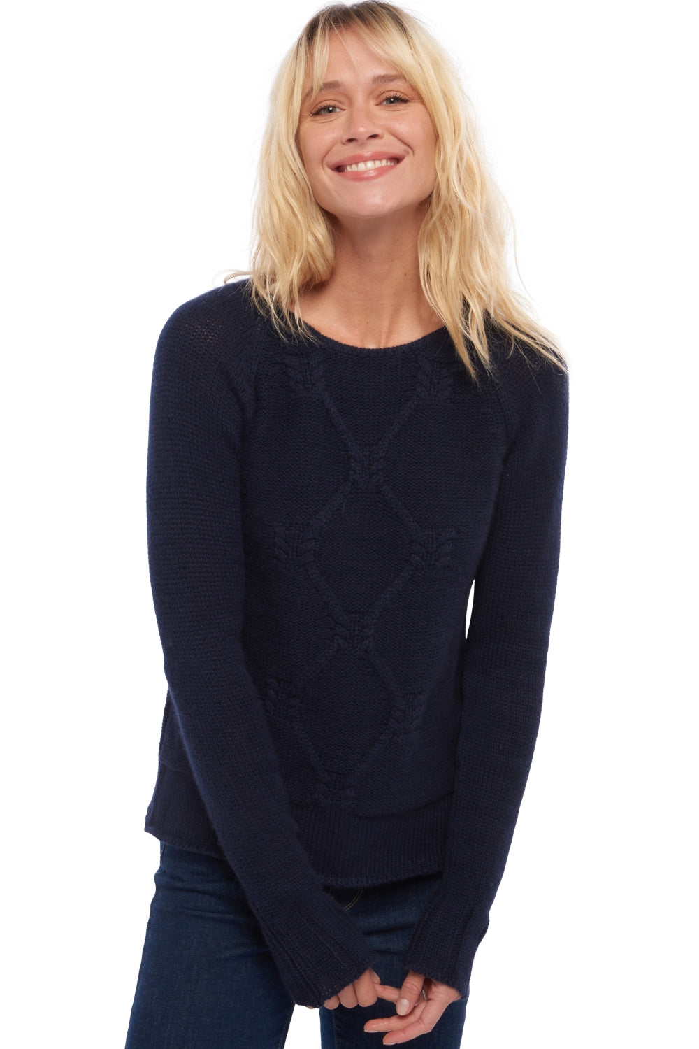 April in cashmere donna - blu navy scuro - Mahogany