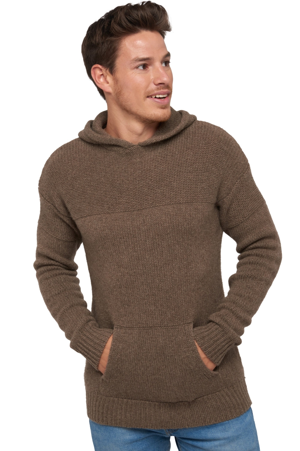 Wayne in yak uomo - marmotta naturale - Mahogany