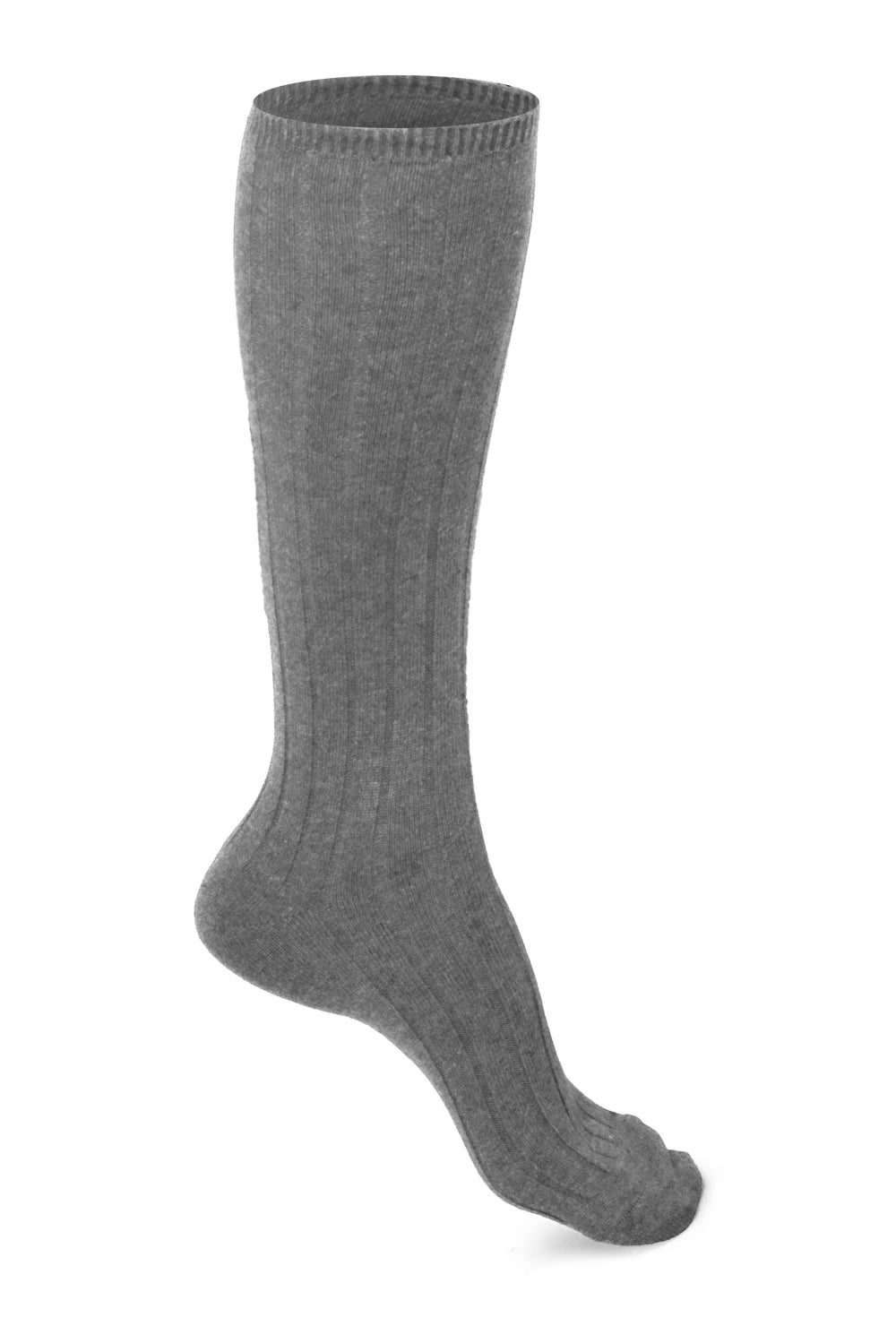 Dragibus Long in cashmere & elastan donna - grigio chiné - Mahogany