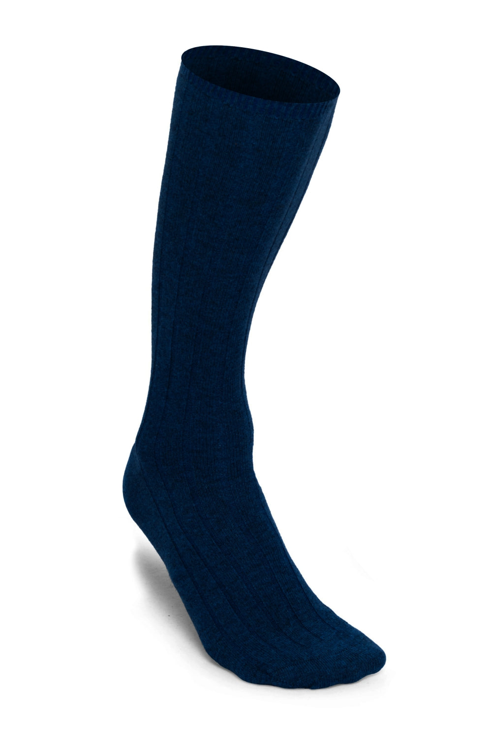 Dragibus Long in cashmere & elastan donna - blu marino scuro - Mahogany