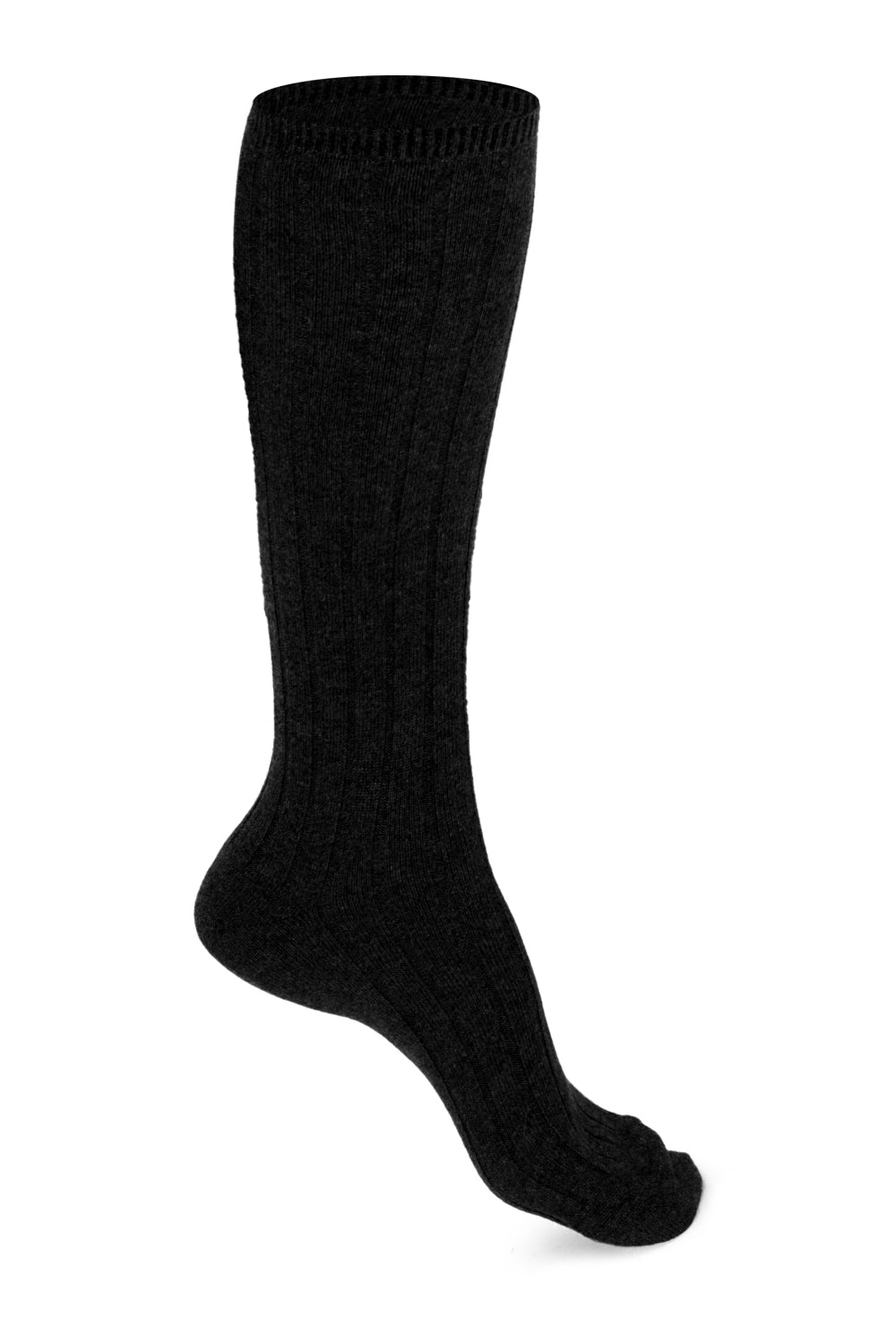 Dragibus Long in cashmere & elastan donna - nero - Mahogany