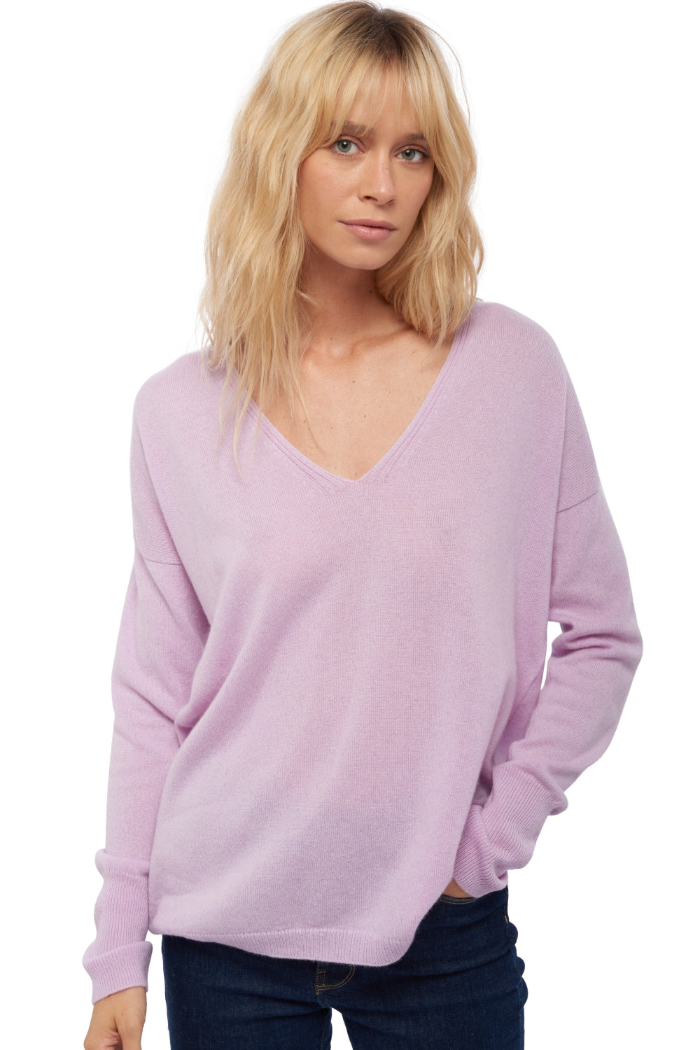 Varsovie in cashmere donna - lilla - Mahogany