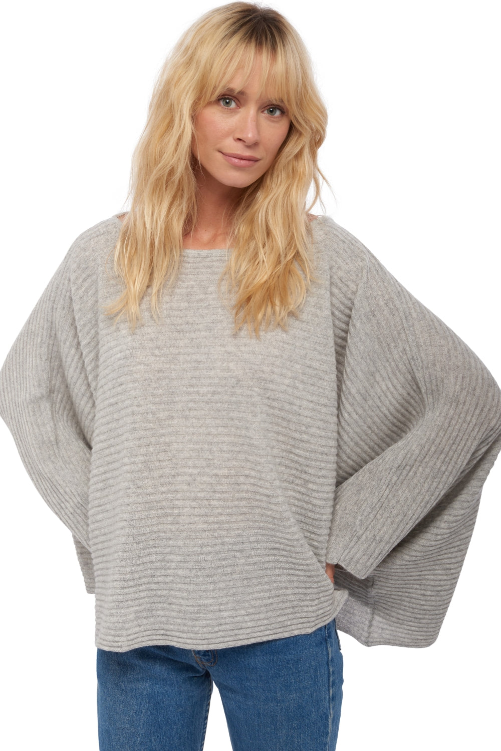 Veel in cashmere donna - flanella chiné - Mahogany