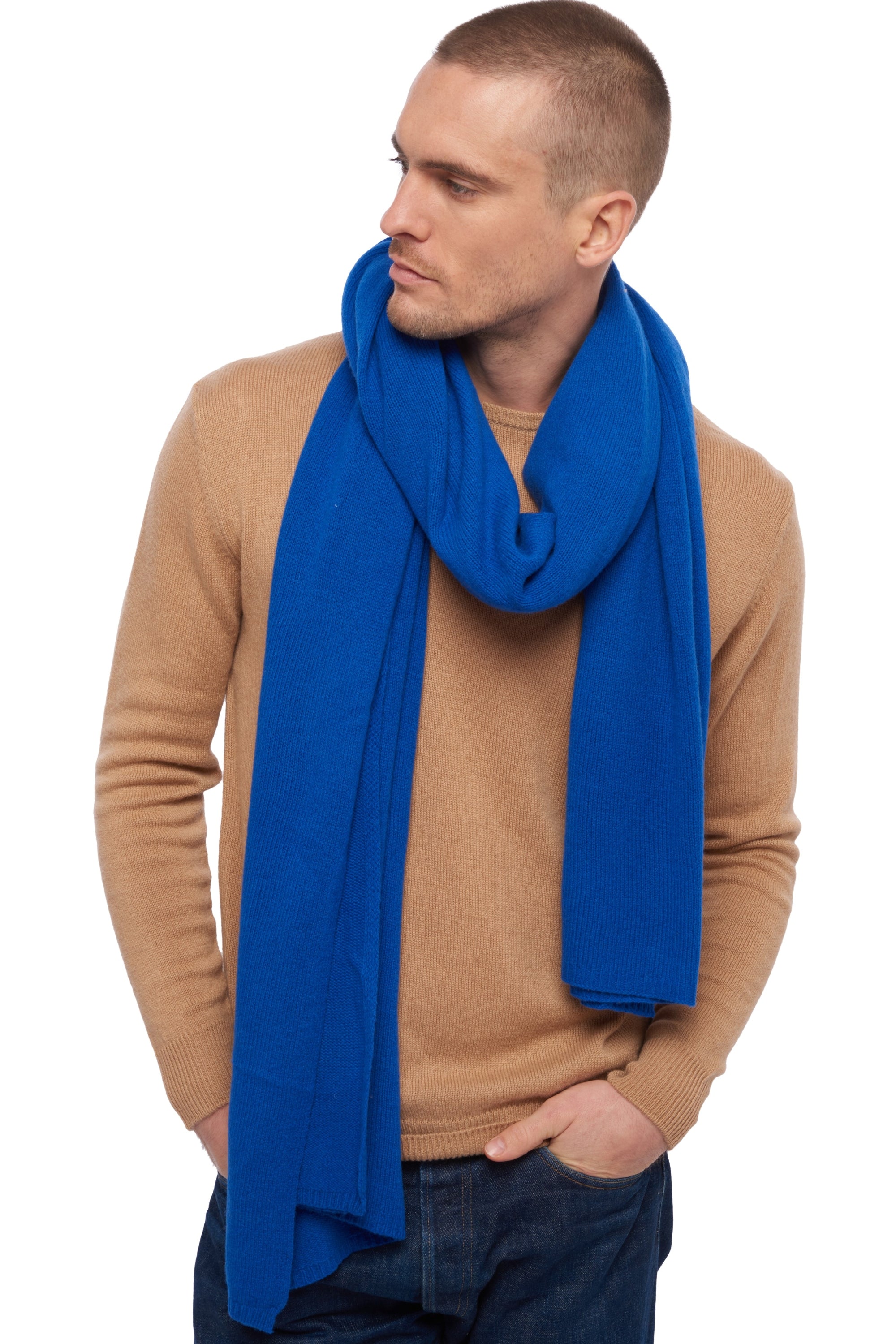 Sciarpa in yak, 100% Yak, unisex, normale / 2 e 4 fili, maglia alleggerita, Mahogany