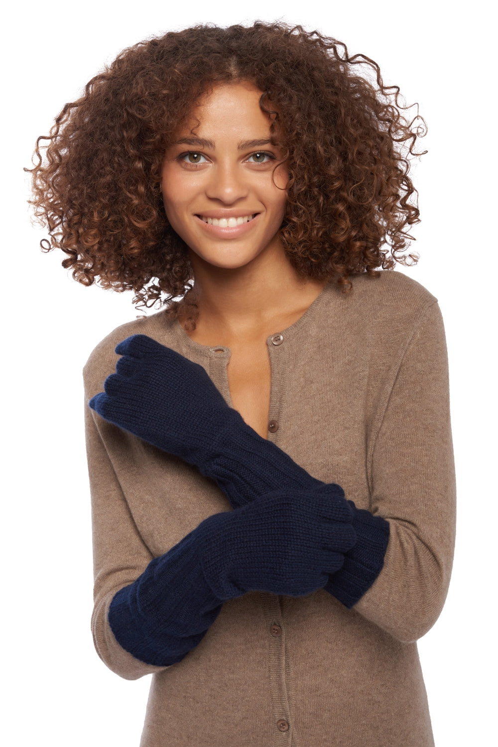 Tadam in cashmere donna - blu marino scuro - Mahogany
