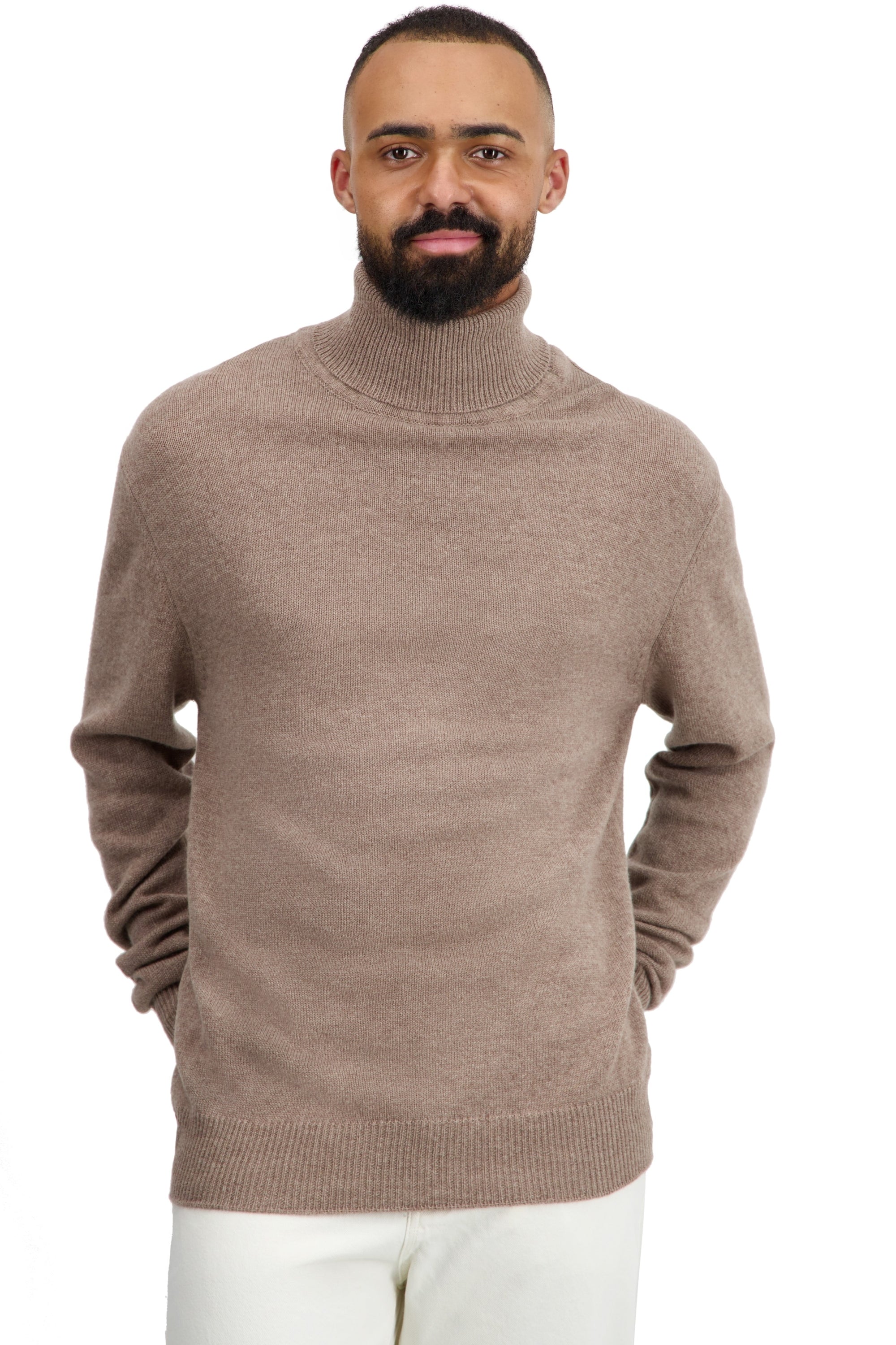 Edgar 4F in cashmere uomo - natural terra - Mahogany