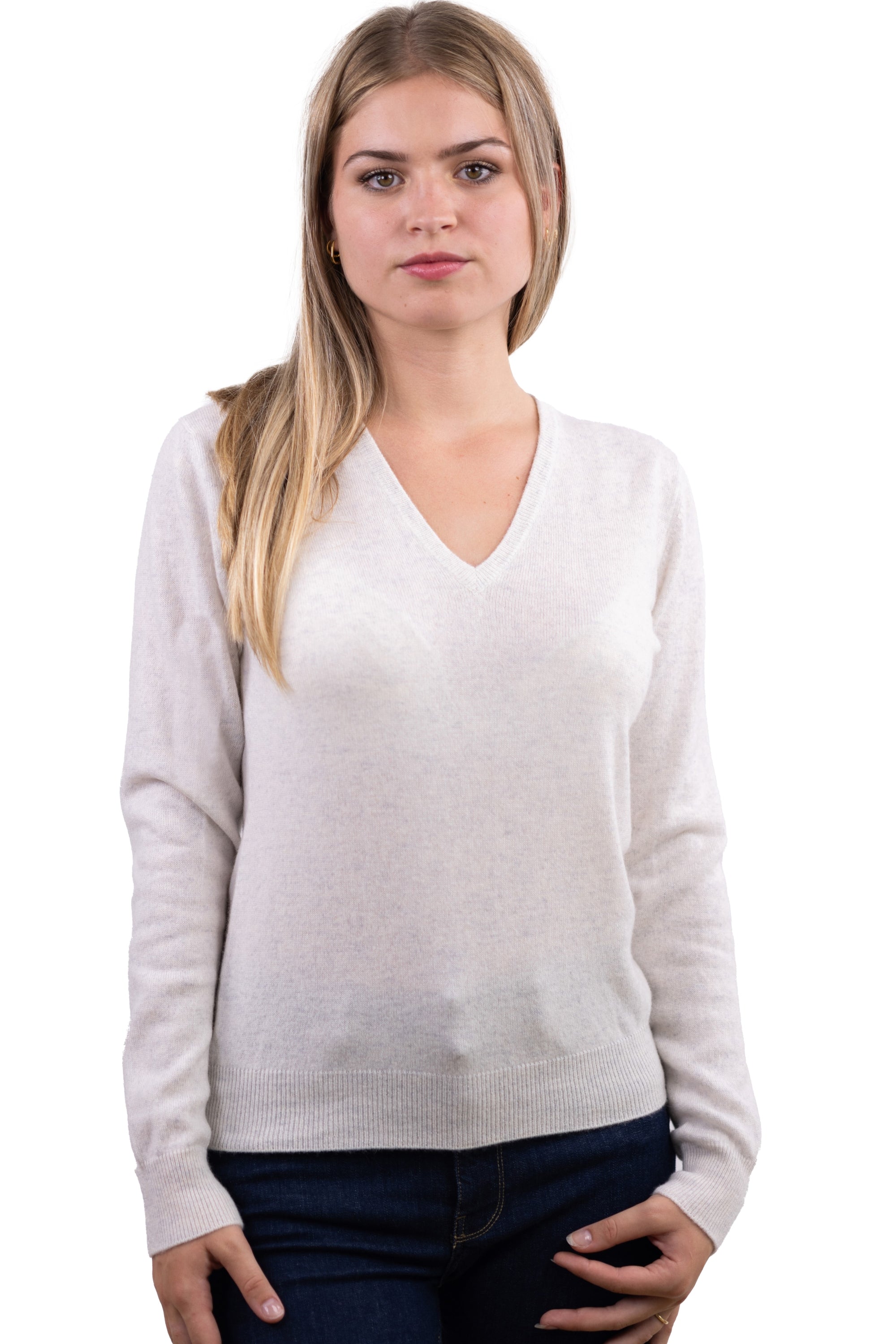 Faustine in cashmere donna - phantom - Mahogany