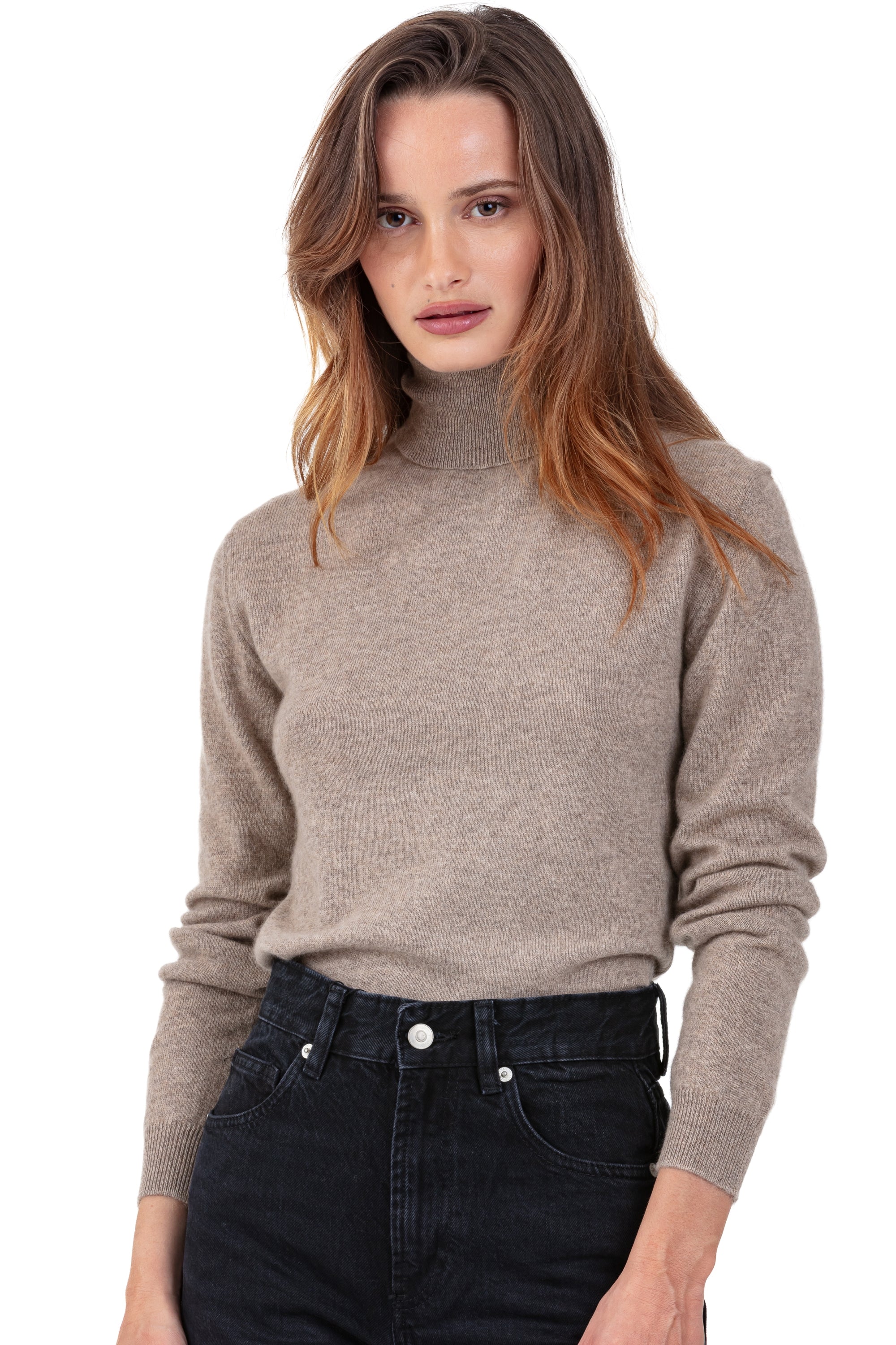 Tale in cashmere donna - natural brown - Mahogany