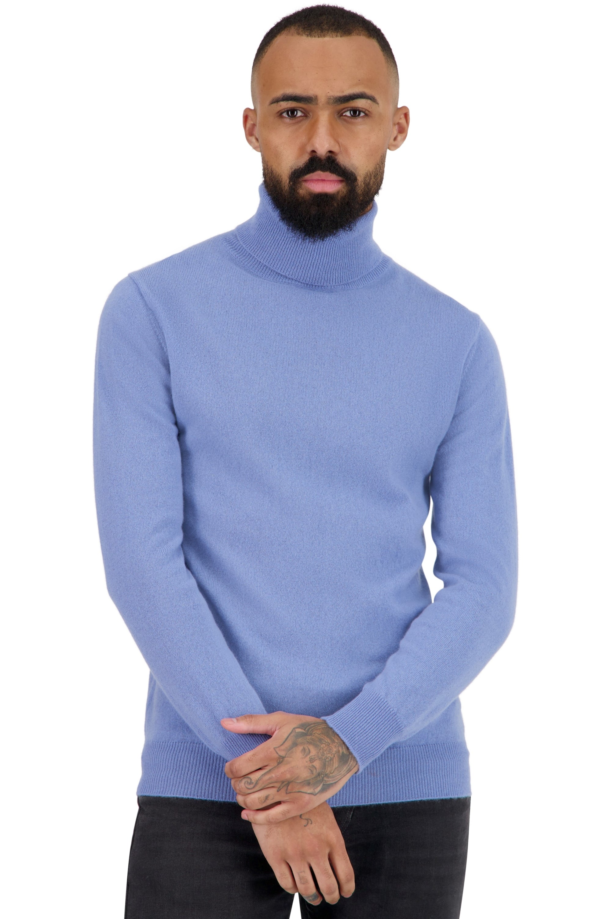 Tarry in cashmere uomo - light blue - Mahogany