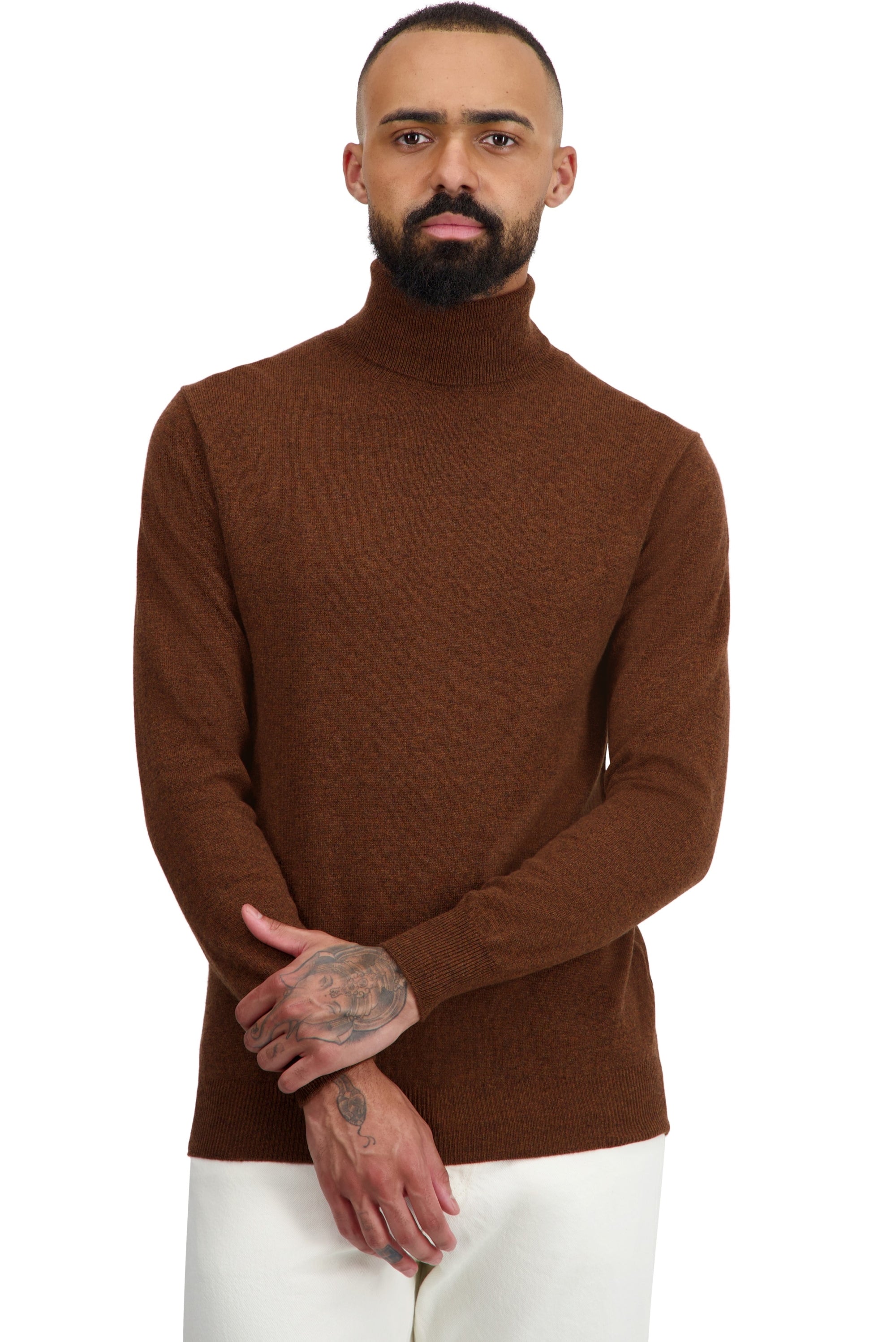 Tarry in cashmere uomo - mace - Mahogany