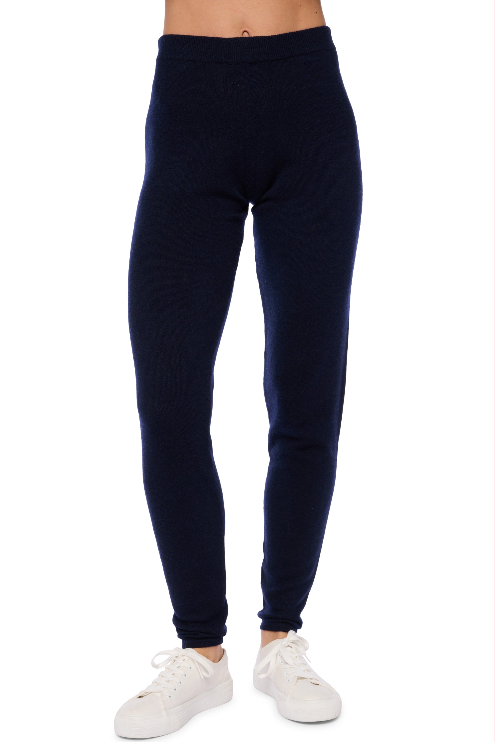 Legging in cashmere, 100% Cashmere, donna, taglio aderente, normale / 2 e 4 fili, maglia normale, Mahogany