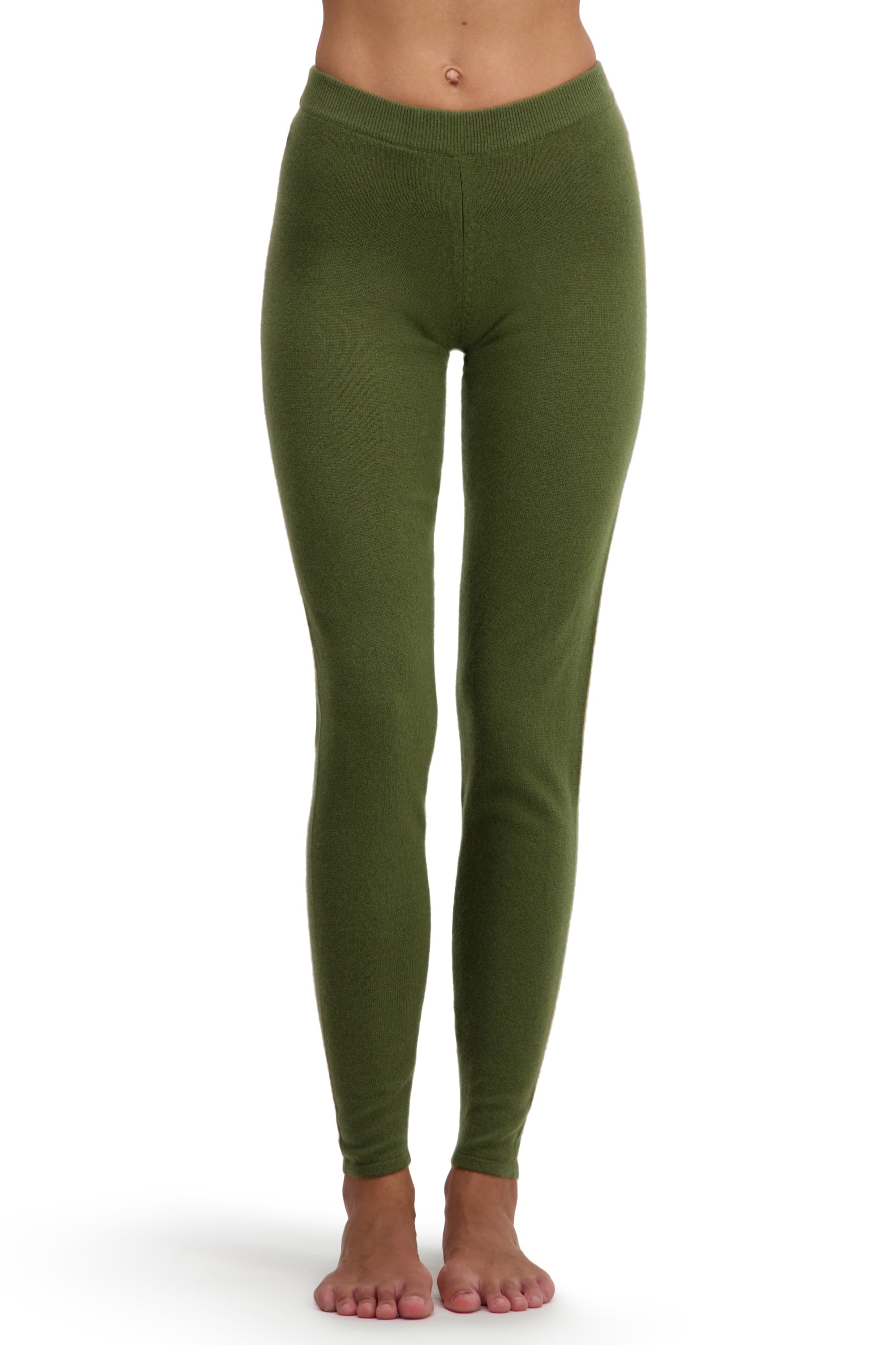 Tadasana in cashmere donna - olive - Mahogany