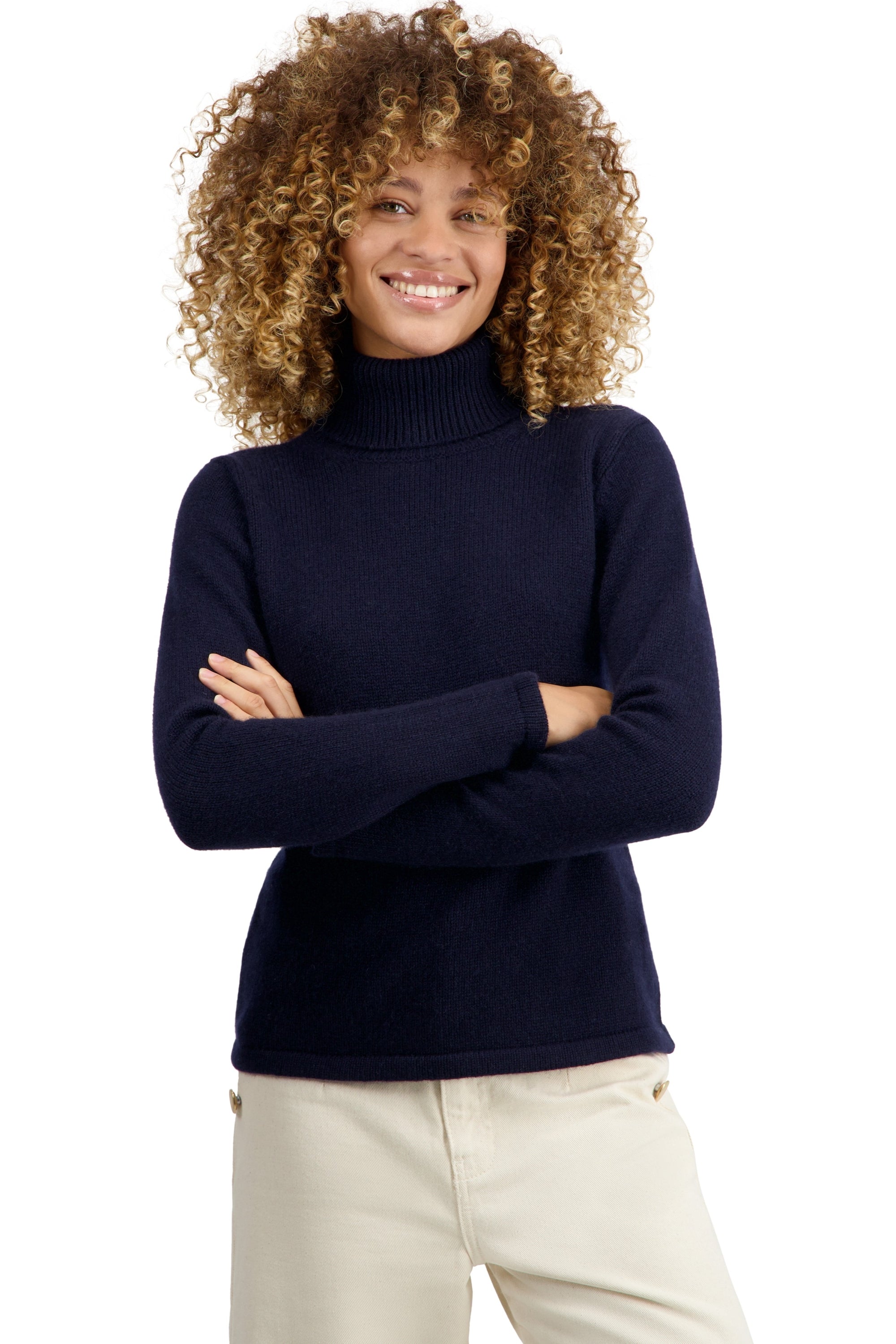 Taipei in cashmere donna - blu marino scuro - Mahogany