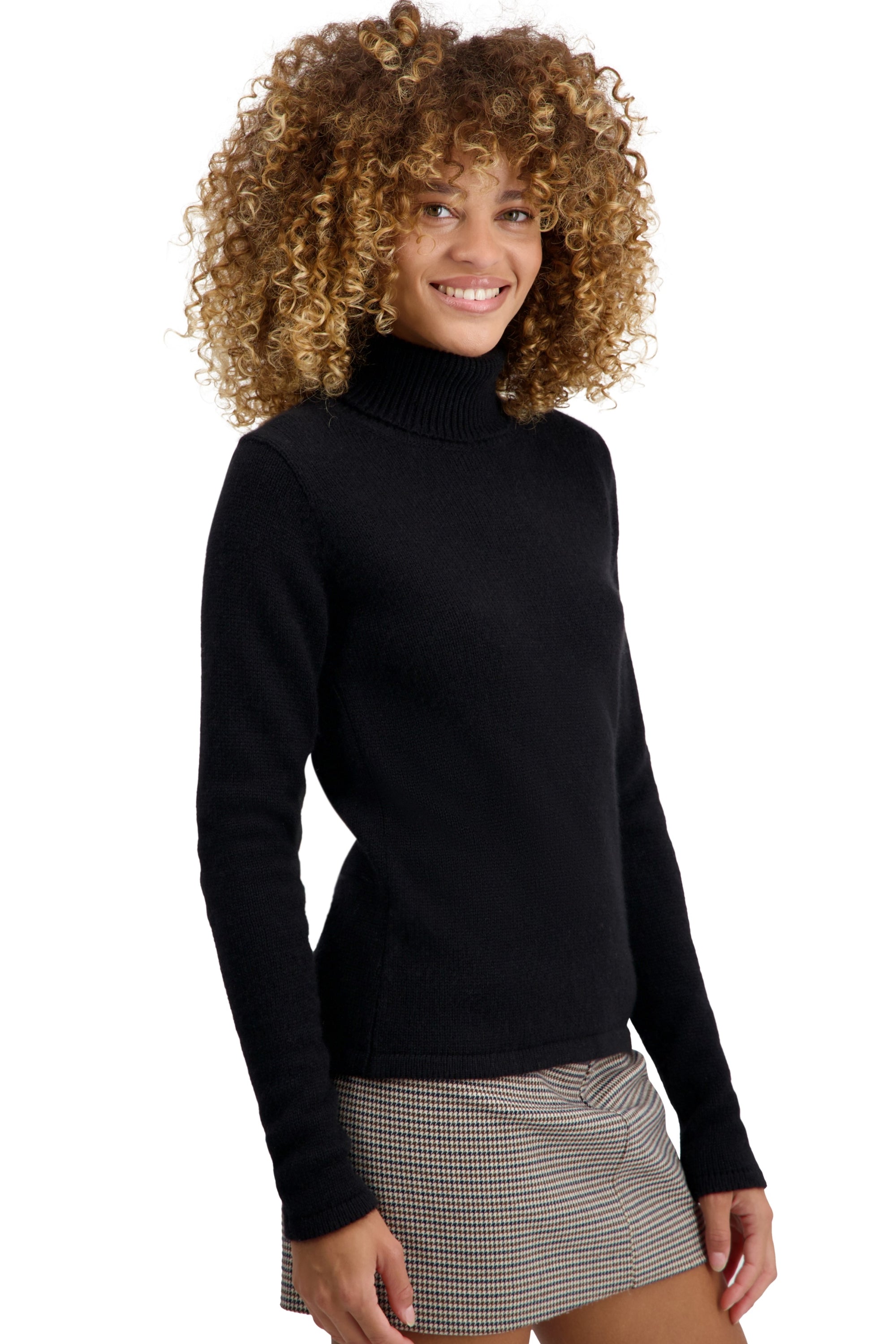 Taipei in cashmere donna - nero - Mahogany
