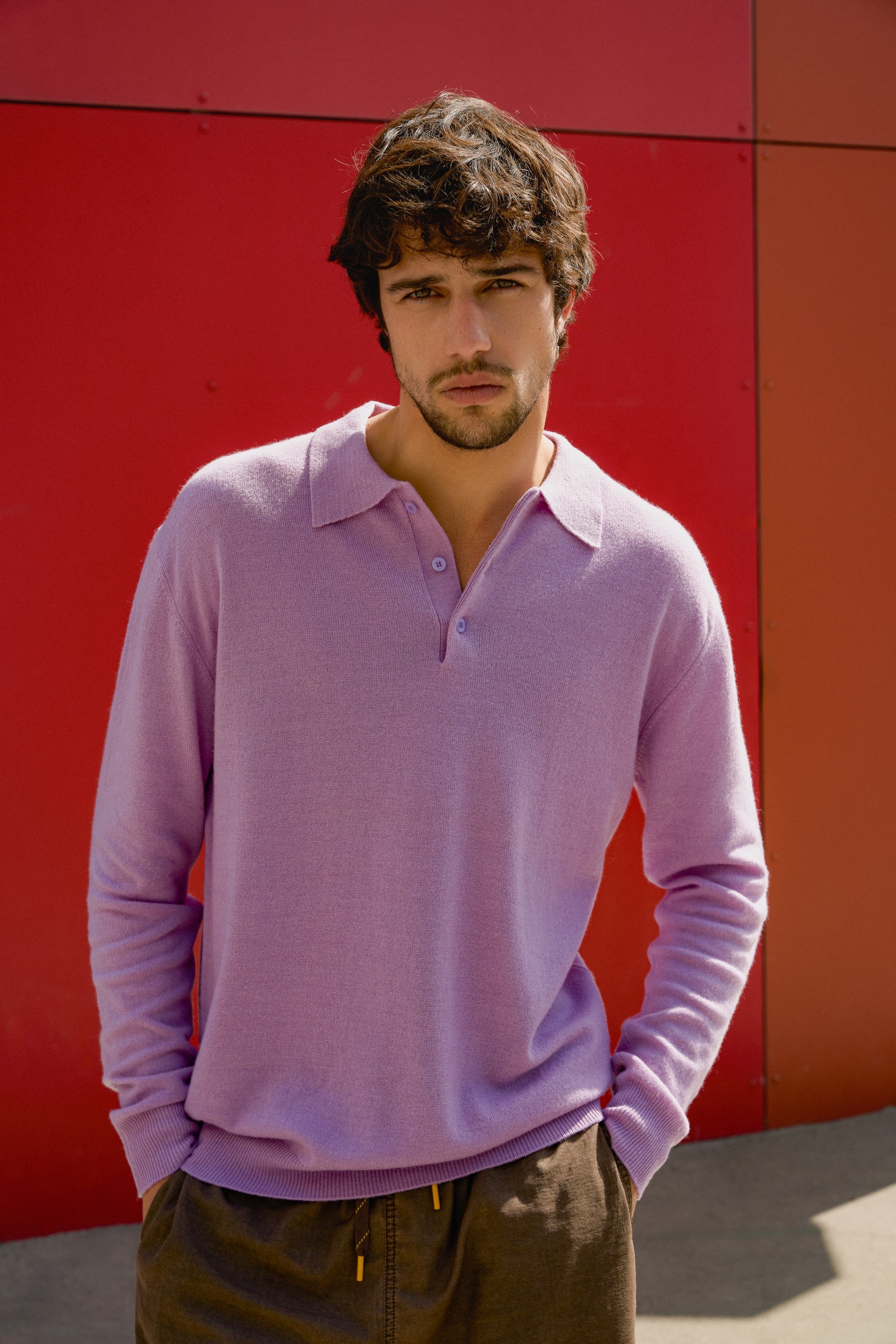 Tarn in cashmere uomo - vintage - Mahogany