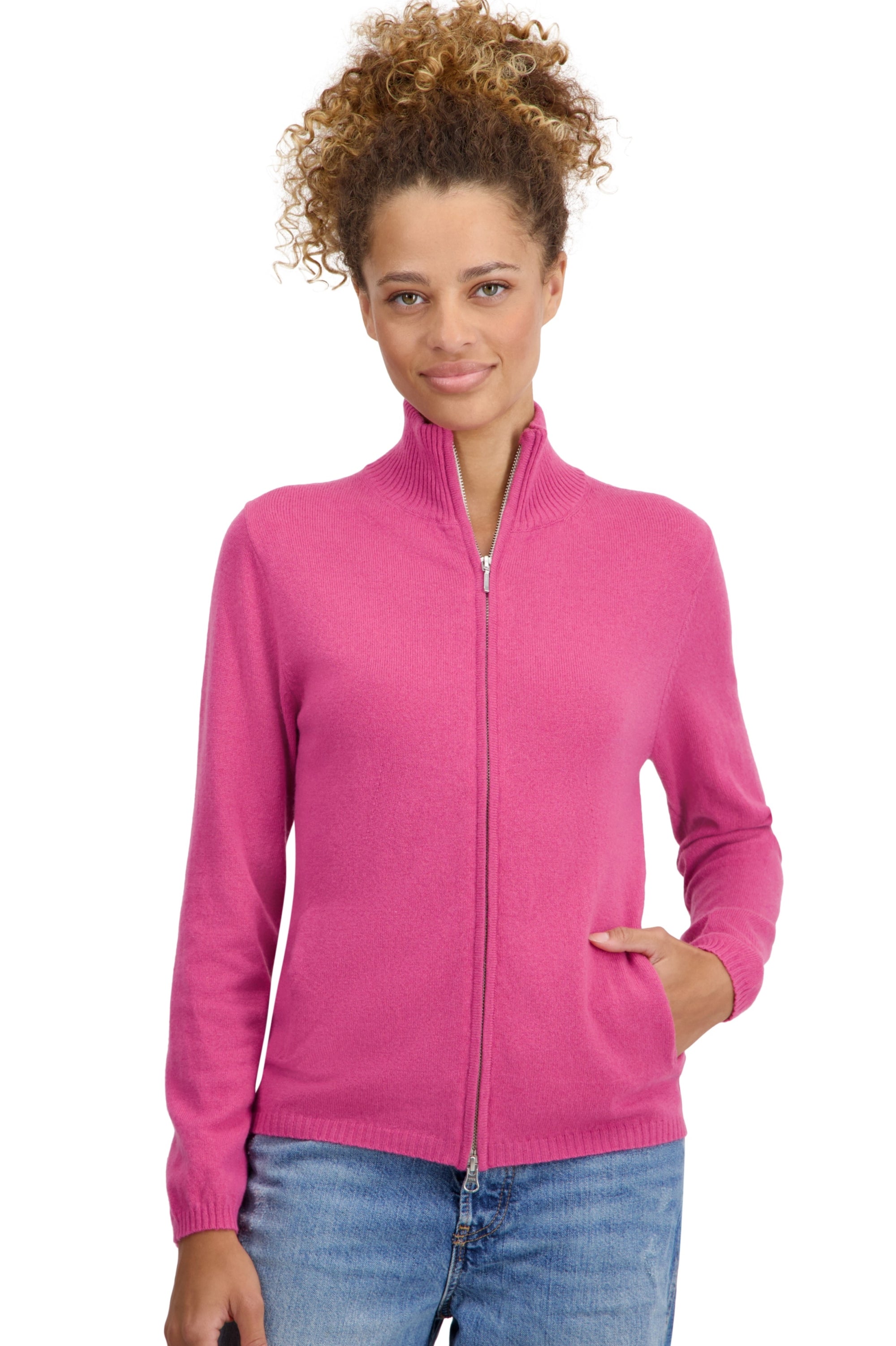 Thames in cashmere donna - poinsetta - Mahogany