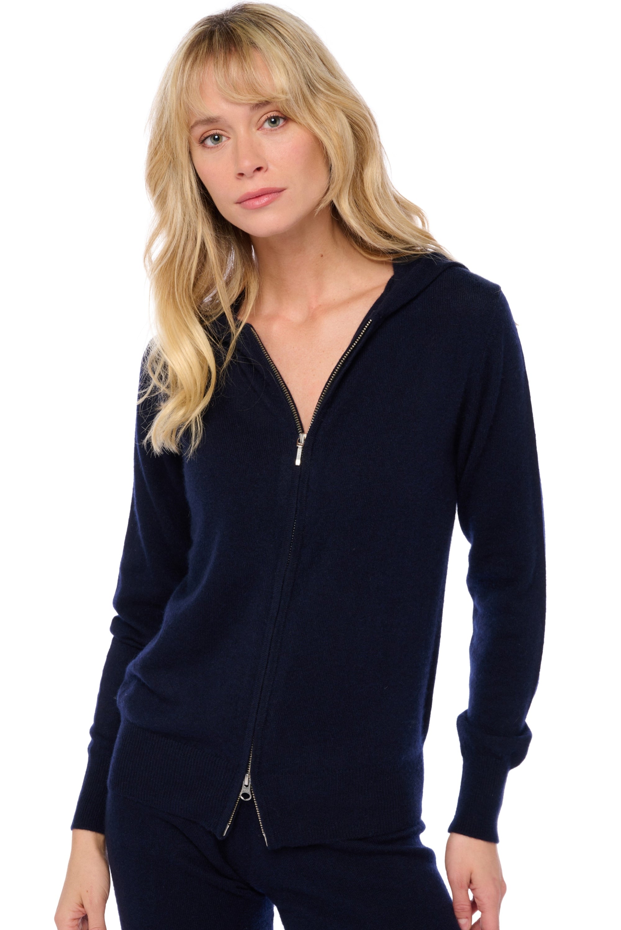 Tina in cashmere donna - blu marino scuro - Mahogany