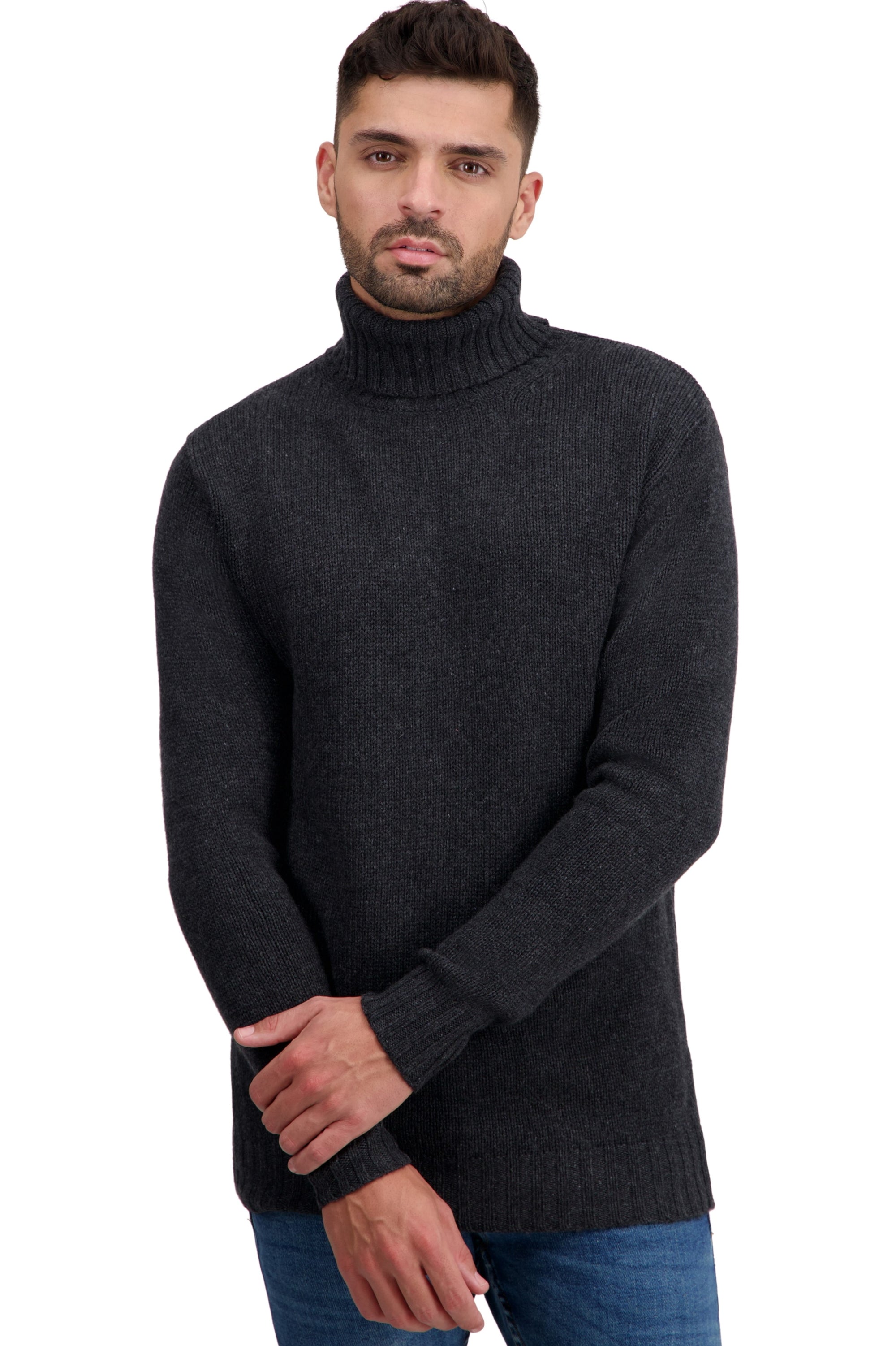 Tobago in cashmere uomo - antracite - Mahogany
