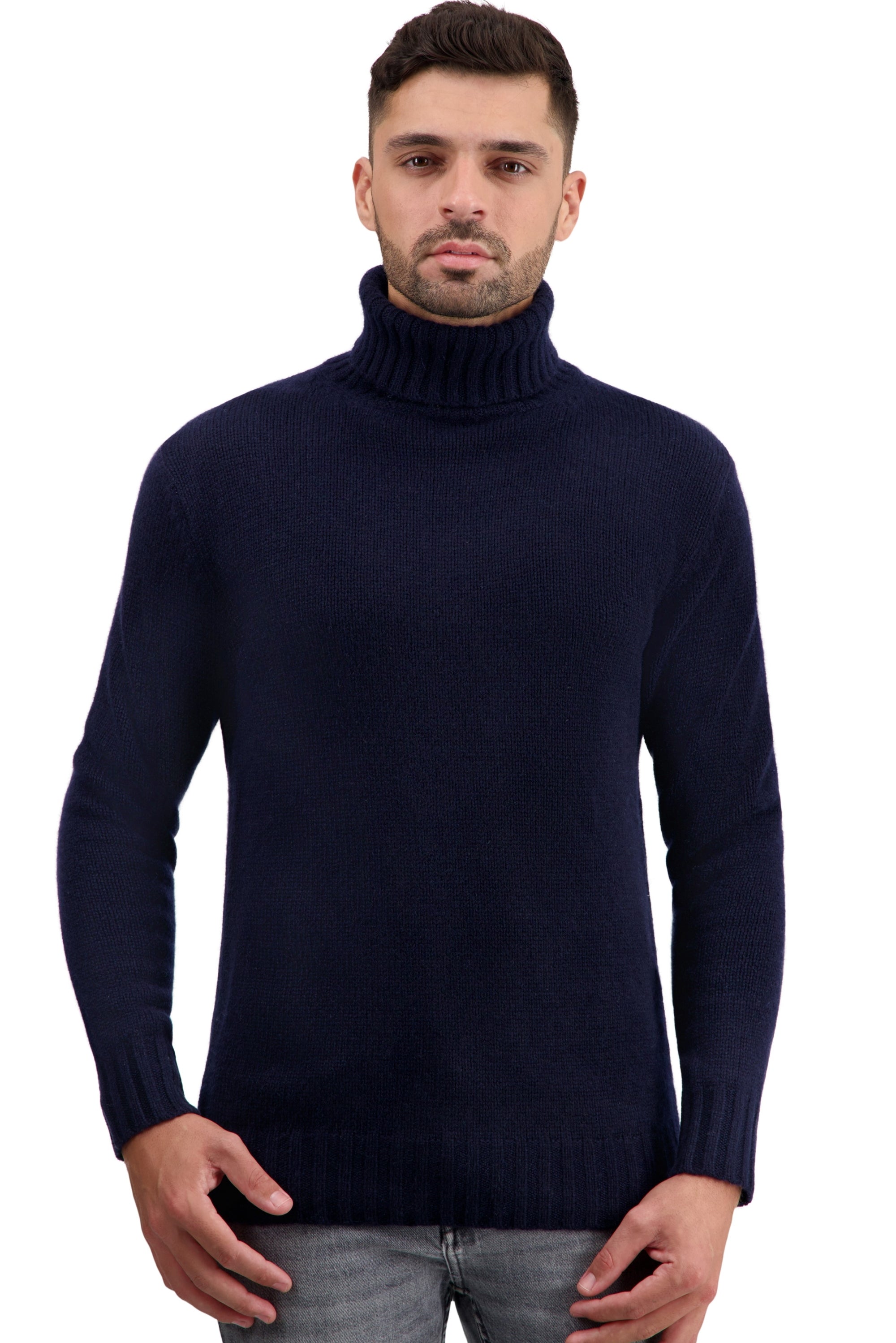 Tobago in cashmere uomo - marine foncé - Mahogany
