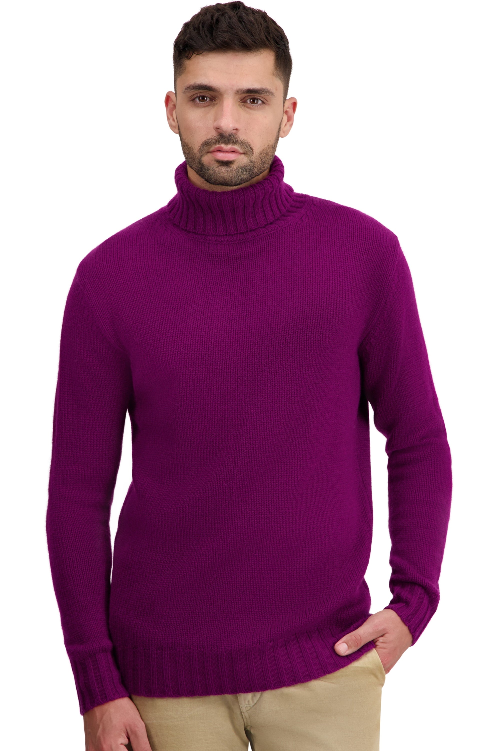 Tobago in cashmere uomo - rich claret - Mahogany