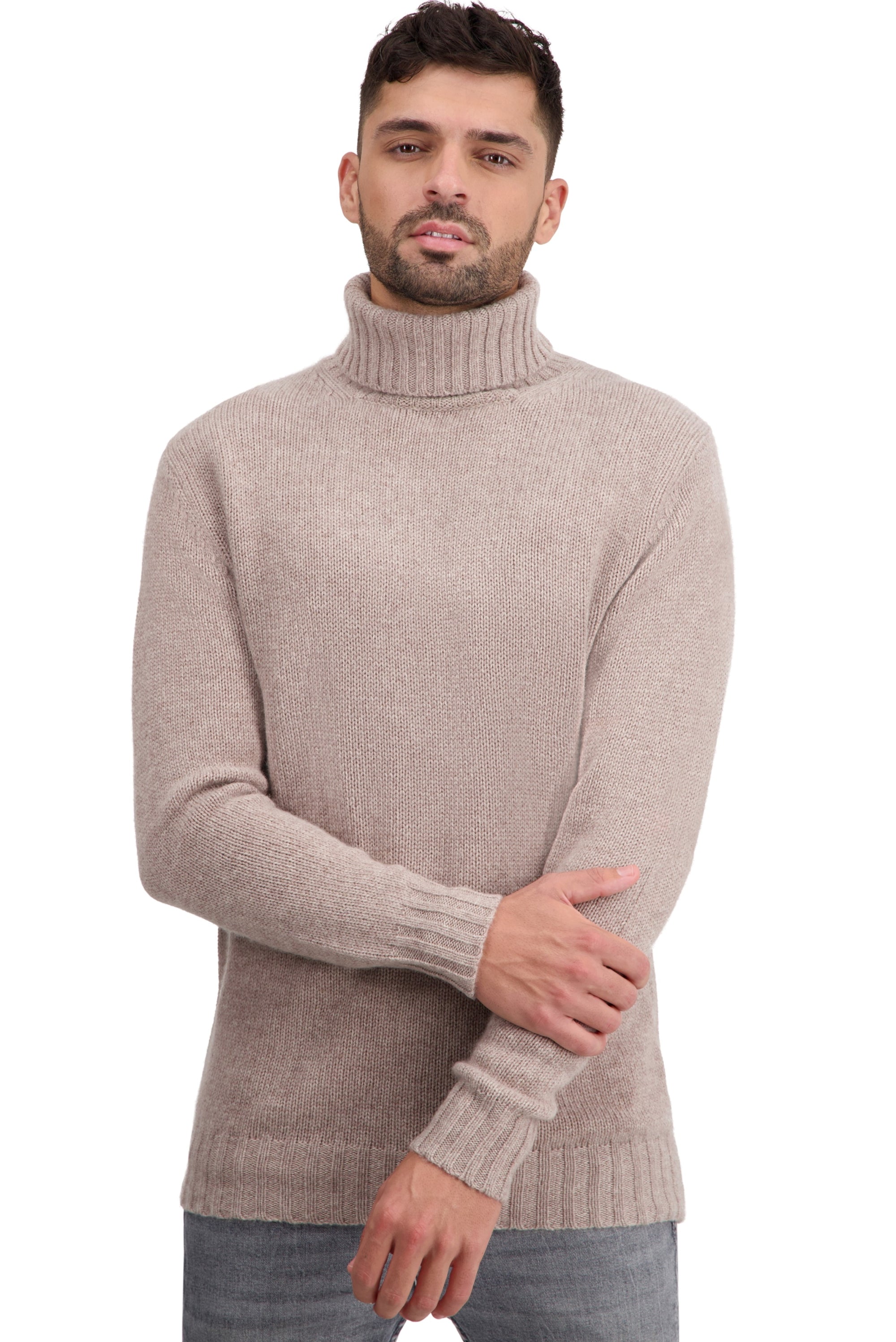 Tobago in cashmere uomo - toast - Mahogany
