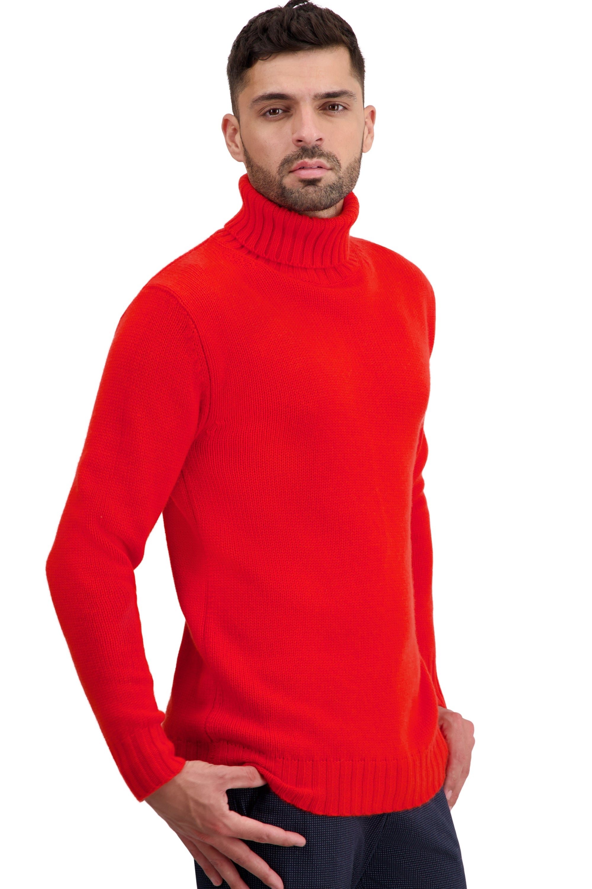 Tobago in cashmere uomo - tomato - Mahogany