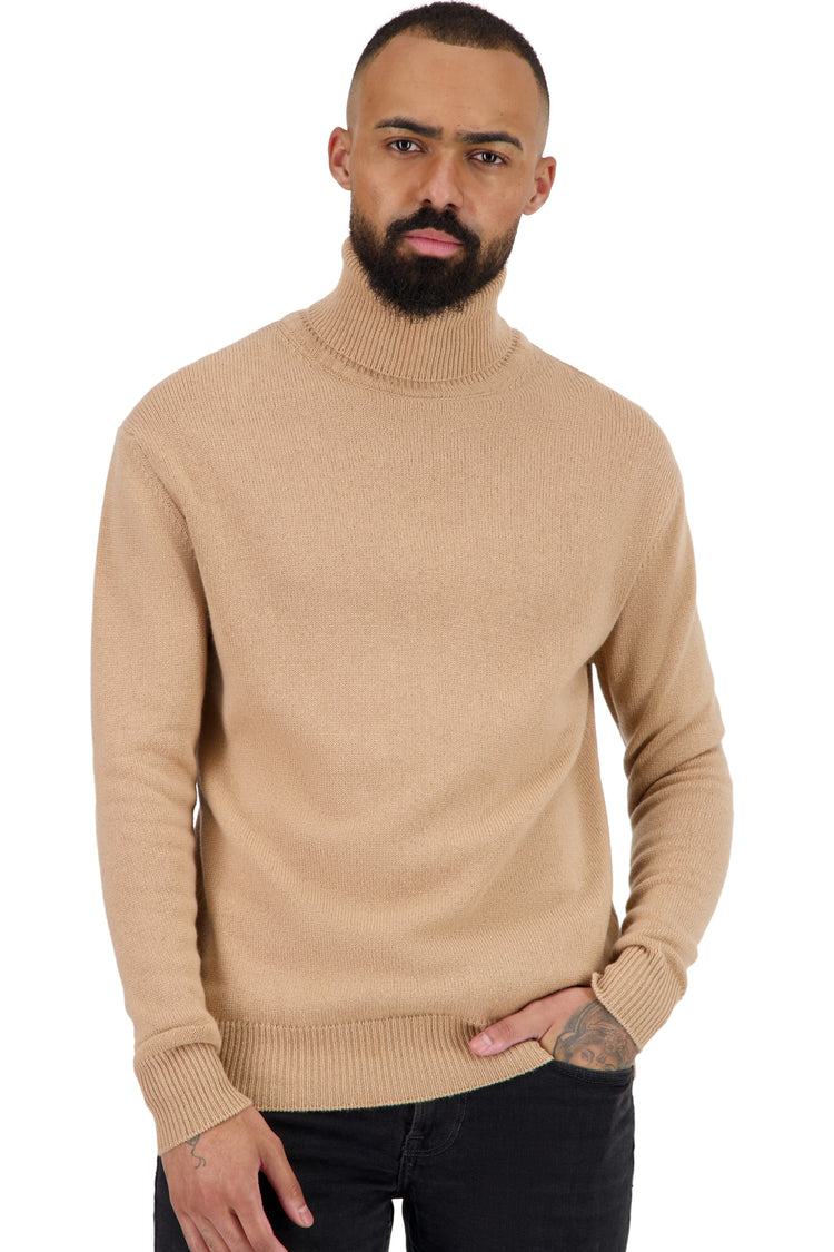 Torino in cashmere uomo - creme brulee - Mahogany