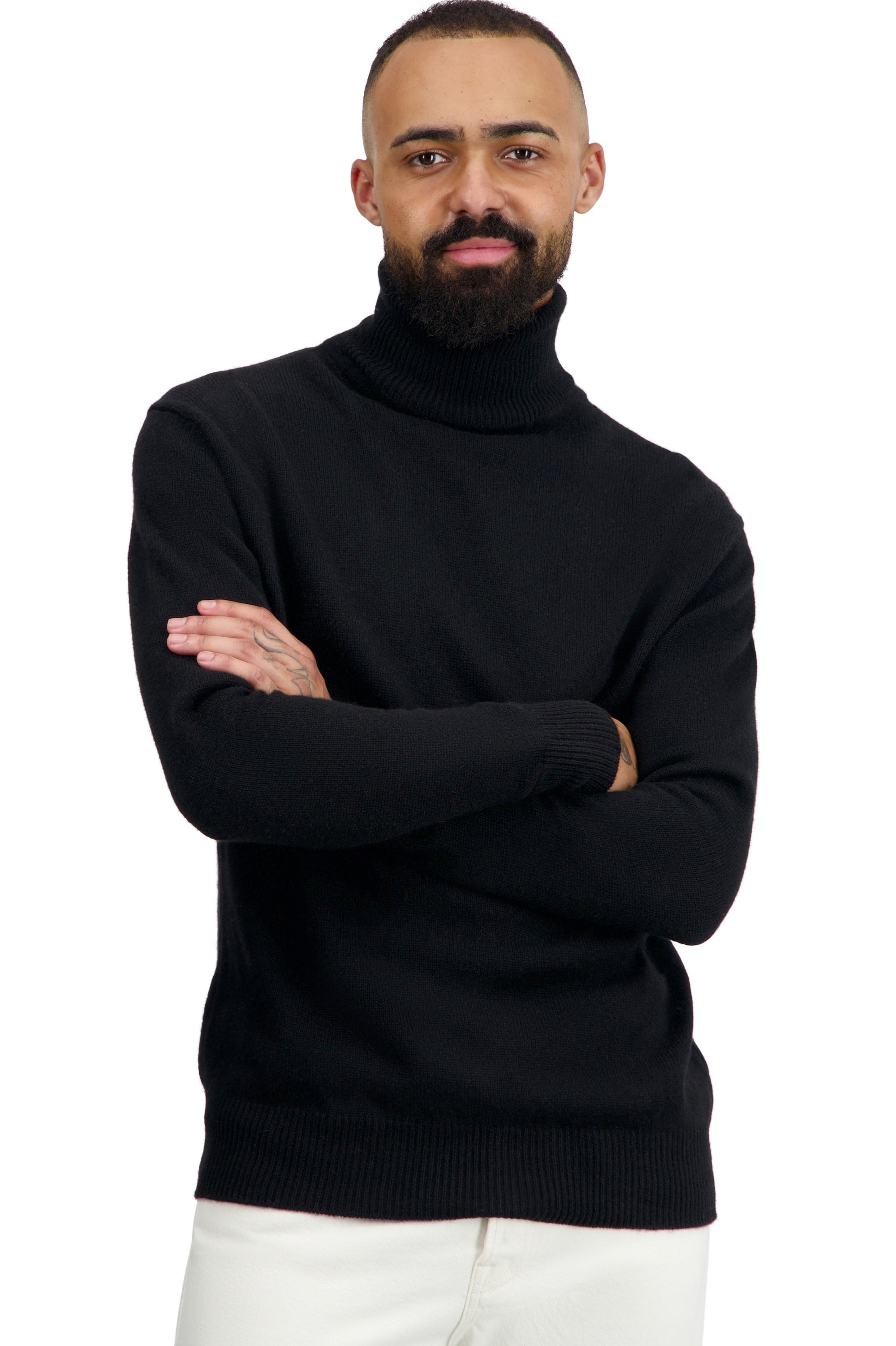 Torino in cashmere uomo - nero - Mahogany