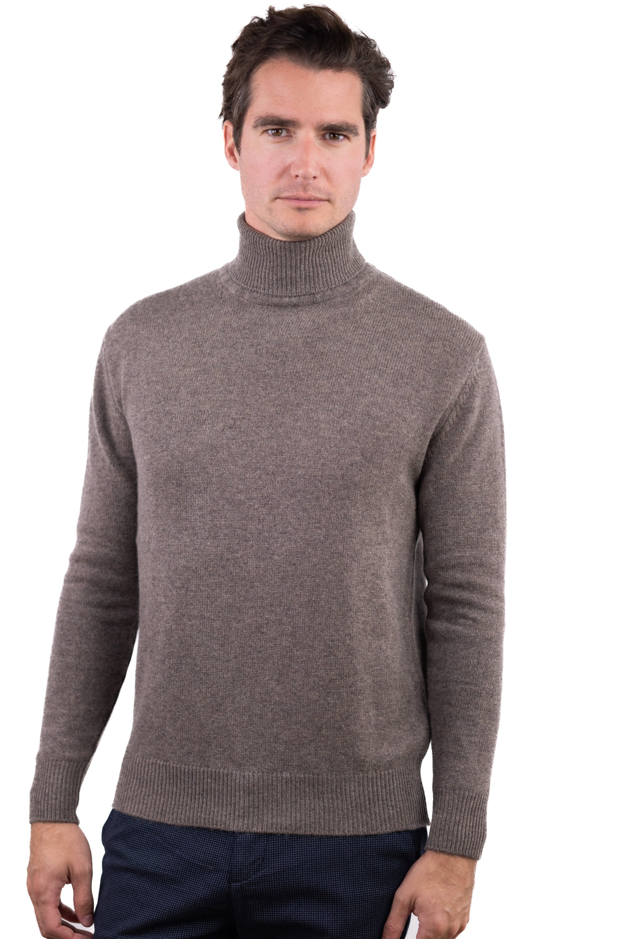 Torino in cashmere uomo - otter - Mahogany