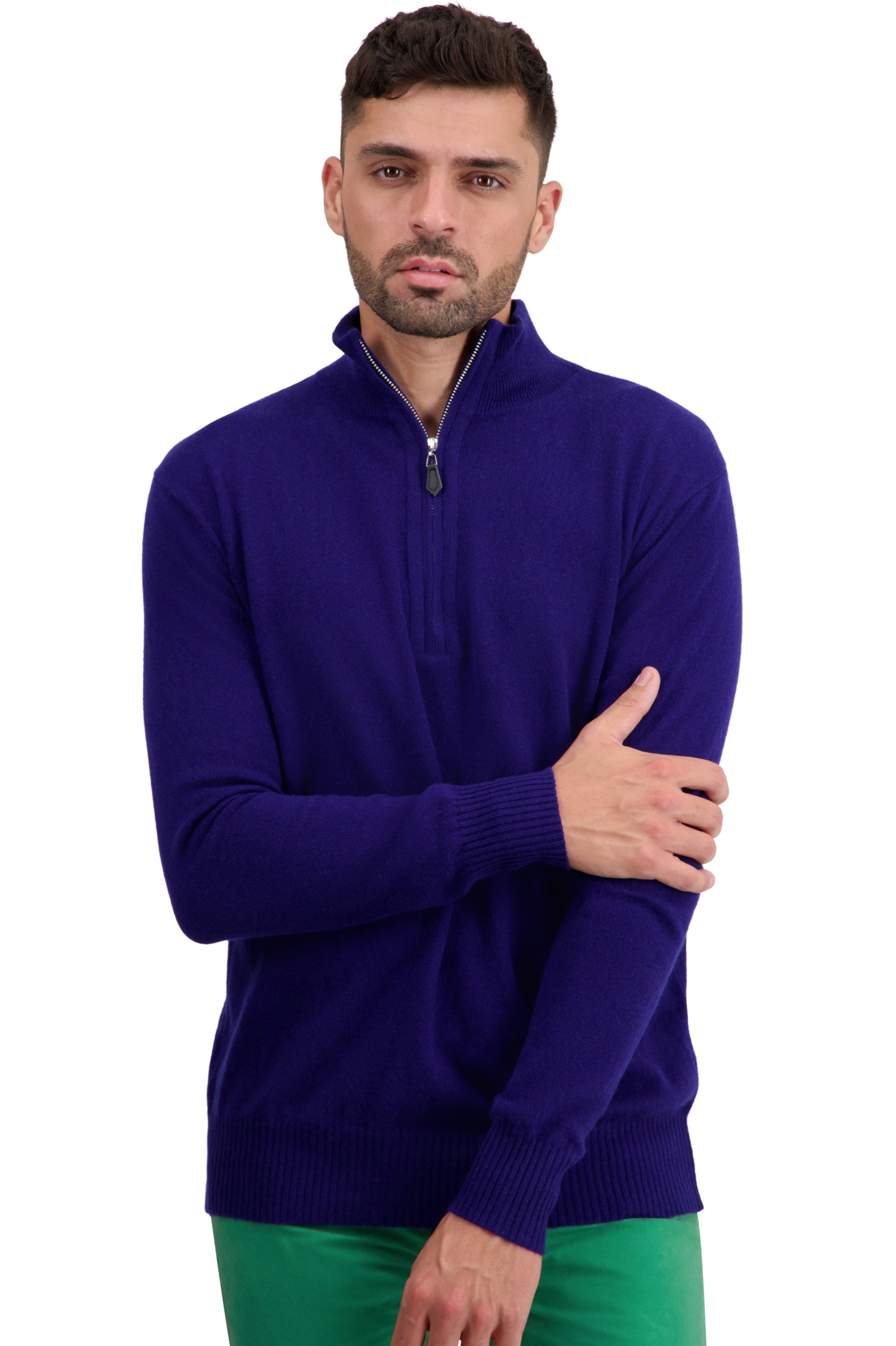 Toulon in cashmere uomo - french navy - Mahogany