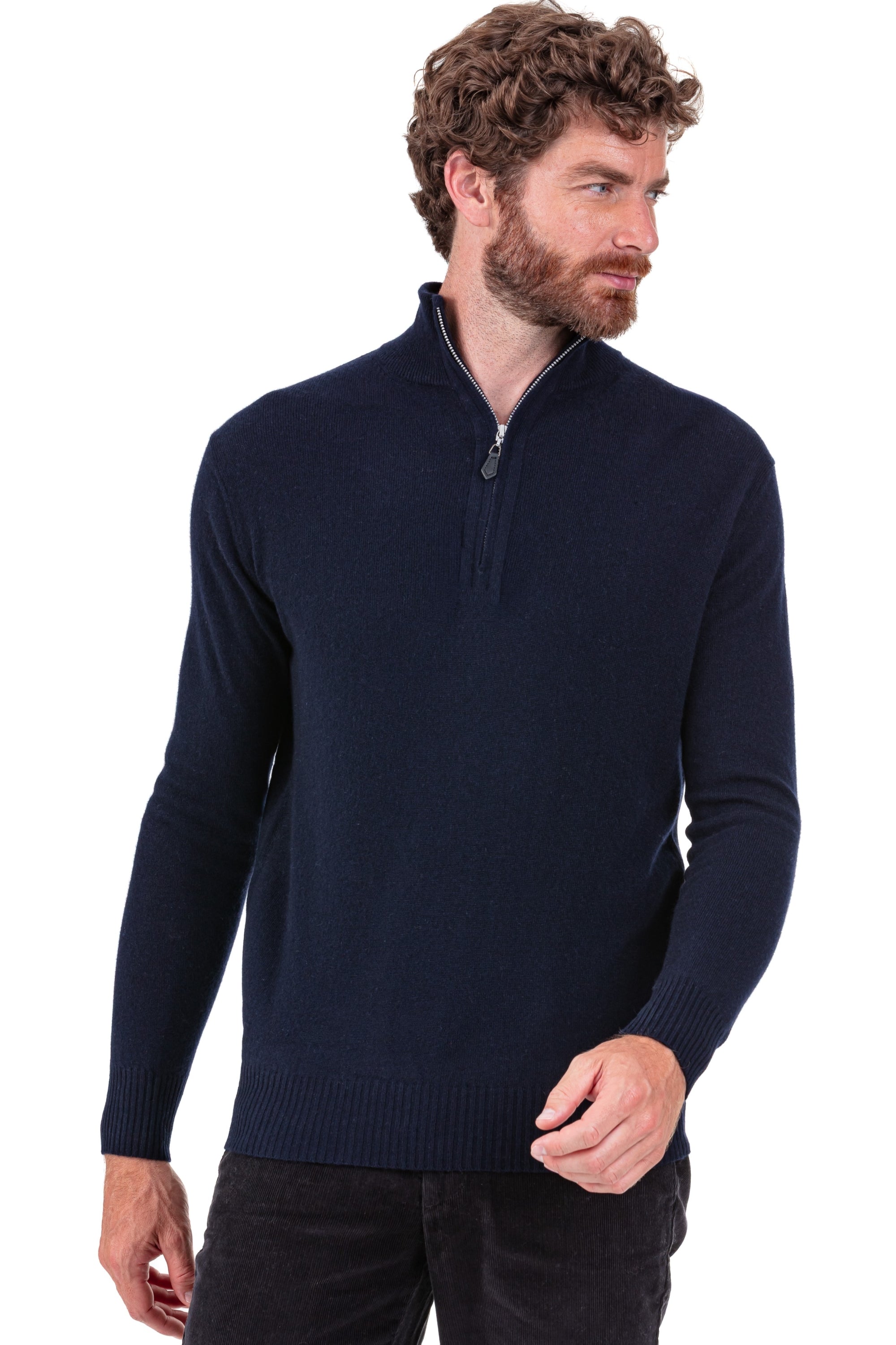 Toulon in cashmere uomo - blu marino scuro - Mahogany