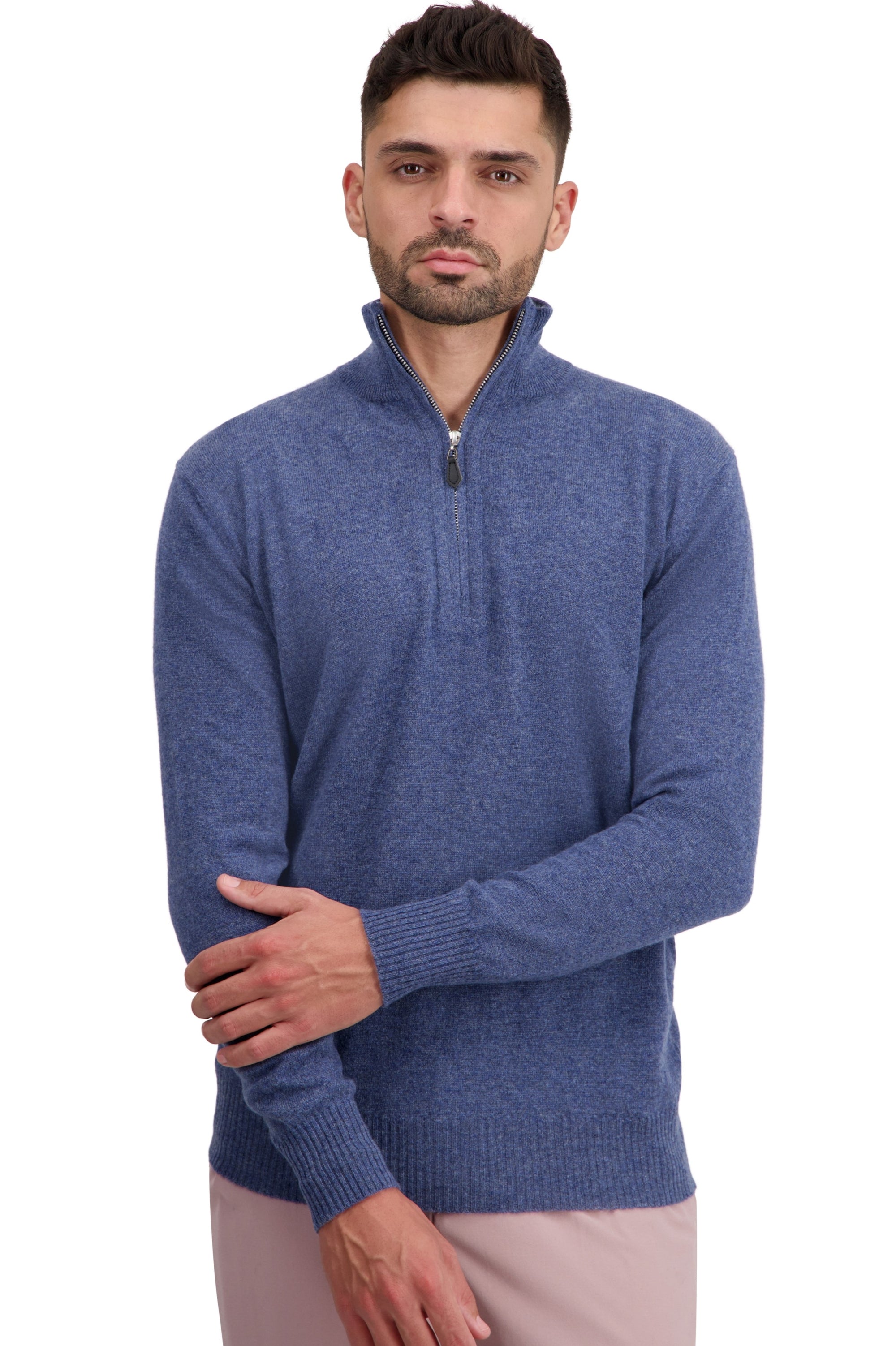 Toulon in cashmere uomo - nordic blue - Mahogany