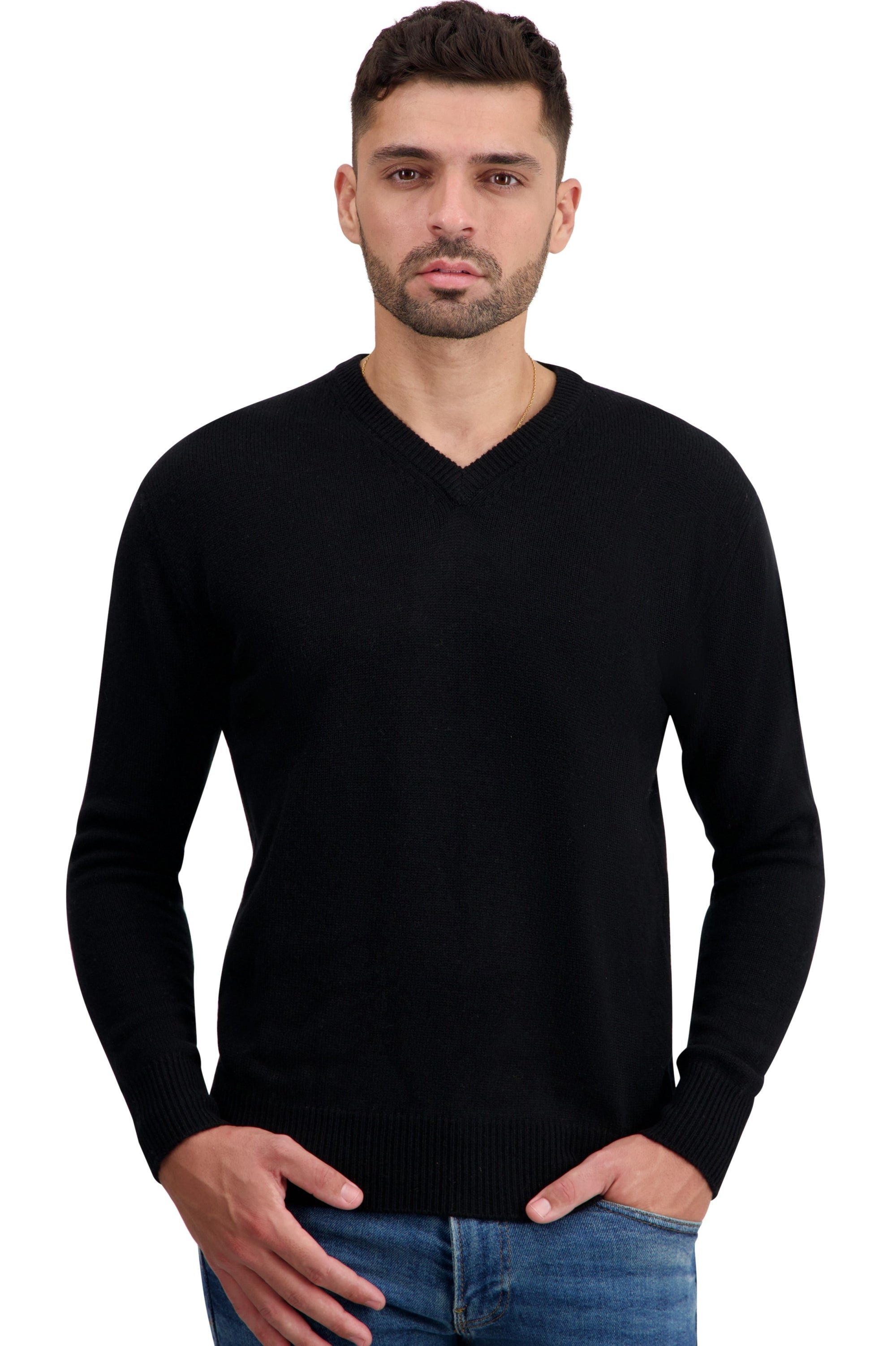 Tour in cashmere uomo - nero - Mahogany