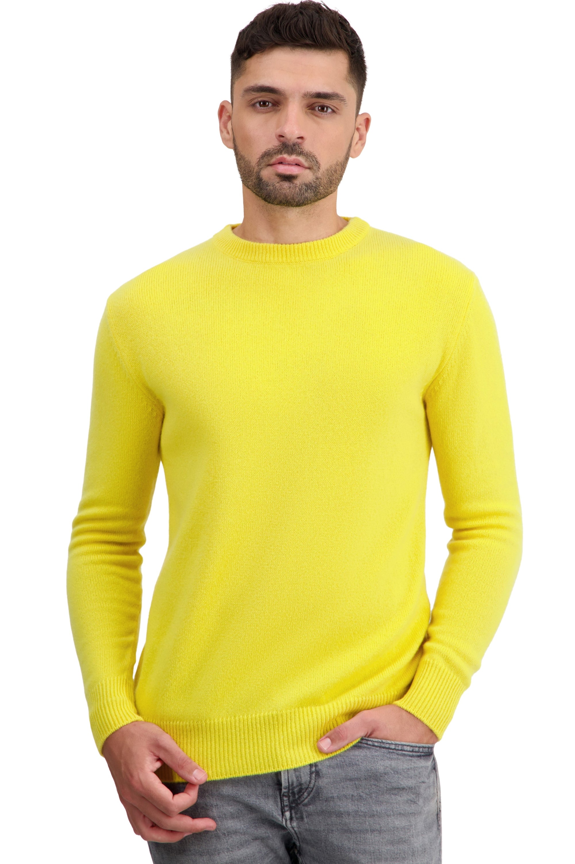 Touraine in cashmere uomo - daffodil - Mahogany