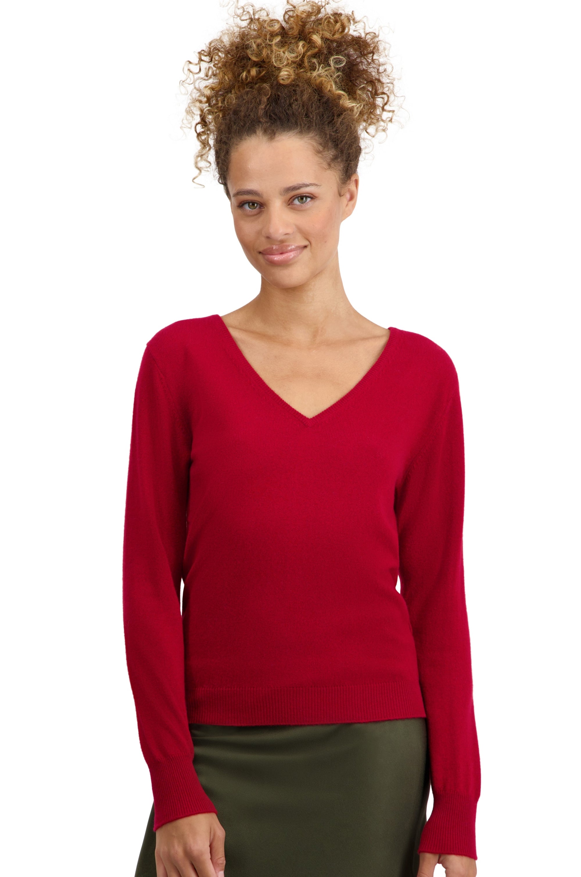 Trieste in cashmere donna - garnet - Mahogany