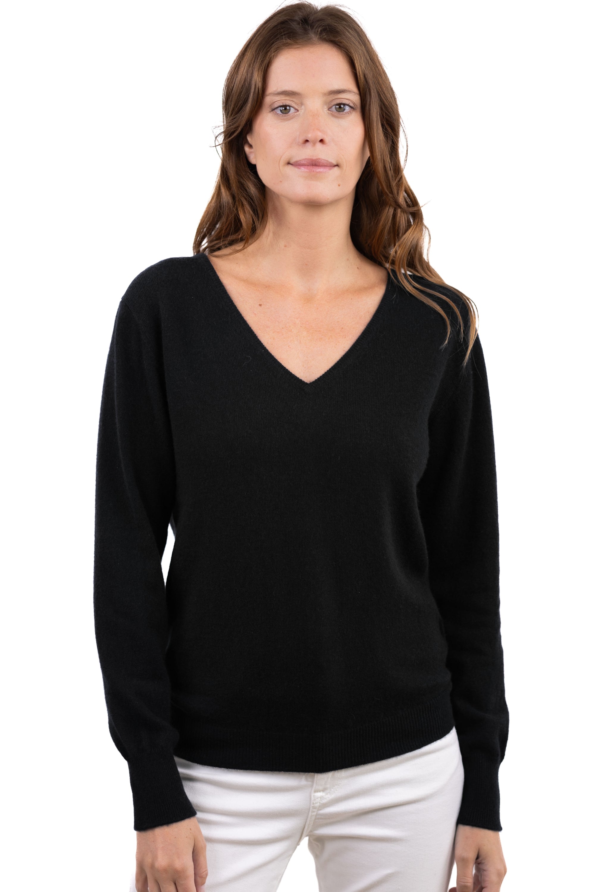 Trieste in cashmere donna - nero - Mahogany