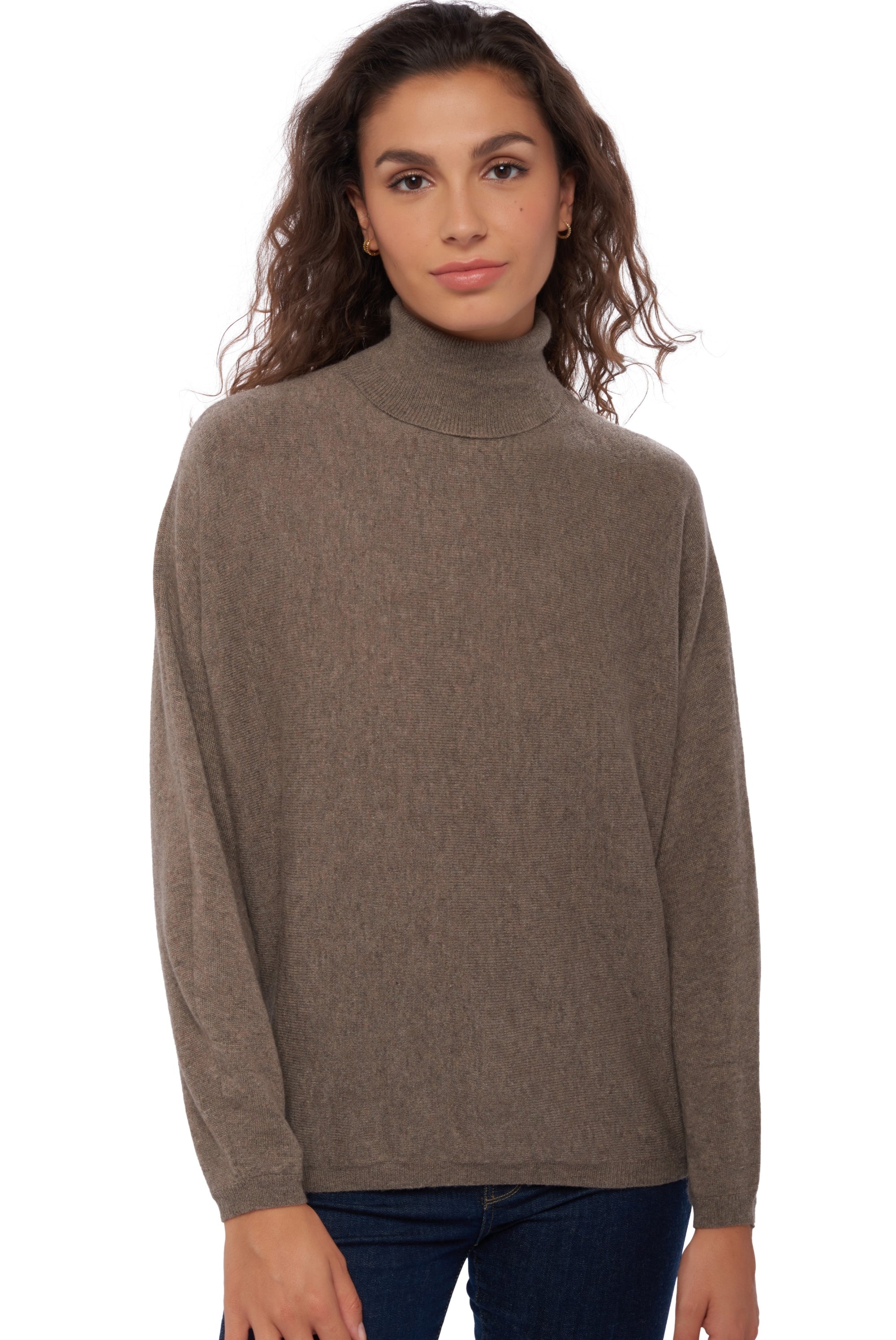 Amarillo in cashmere donna - marmotta chiné - Mahogany