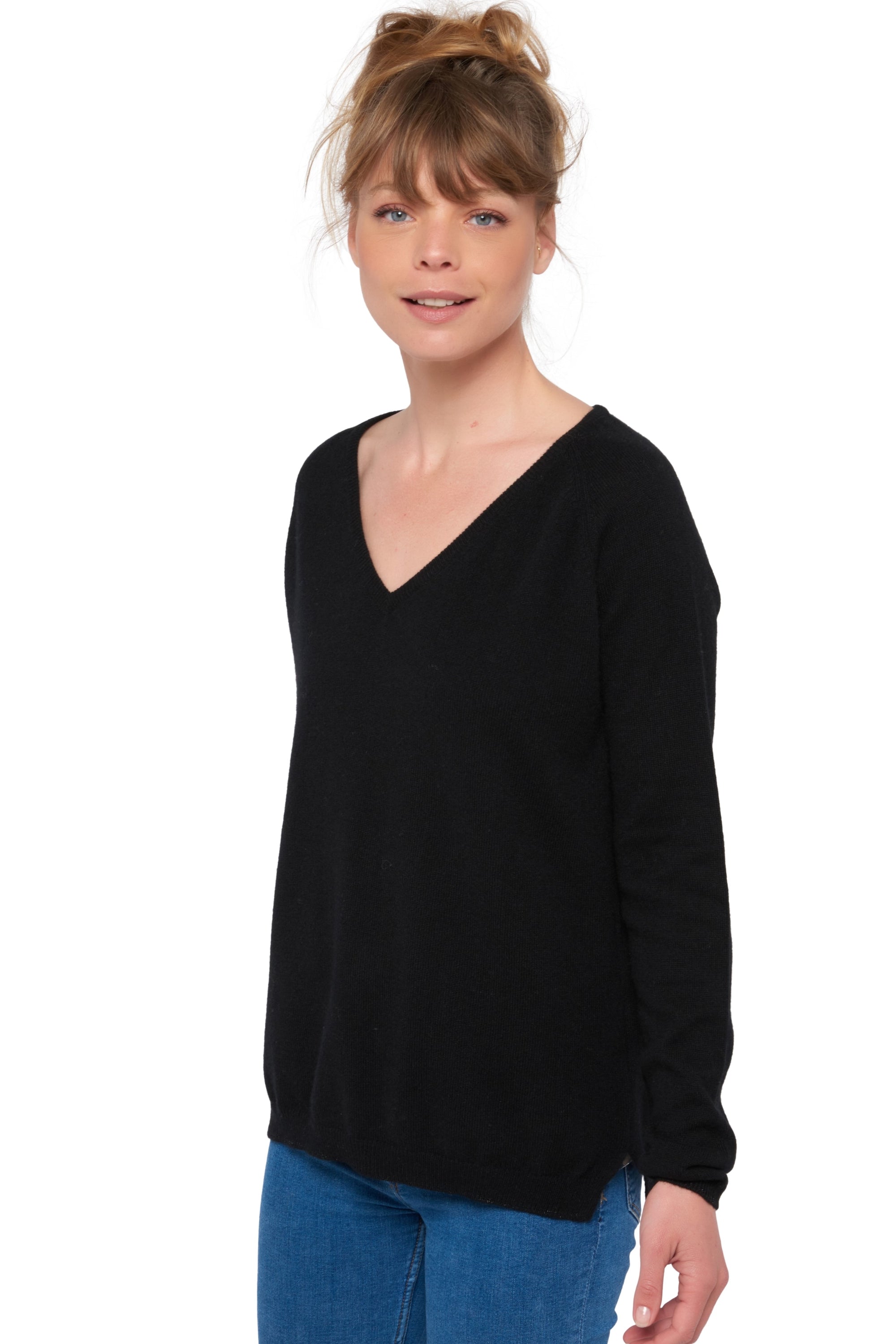 Zanjan in cashmere da donna - nero - Mahogany