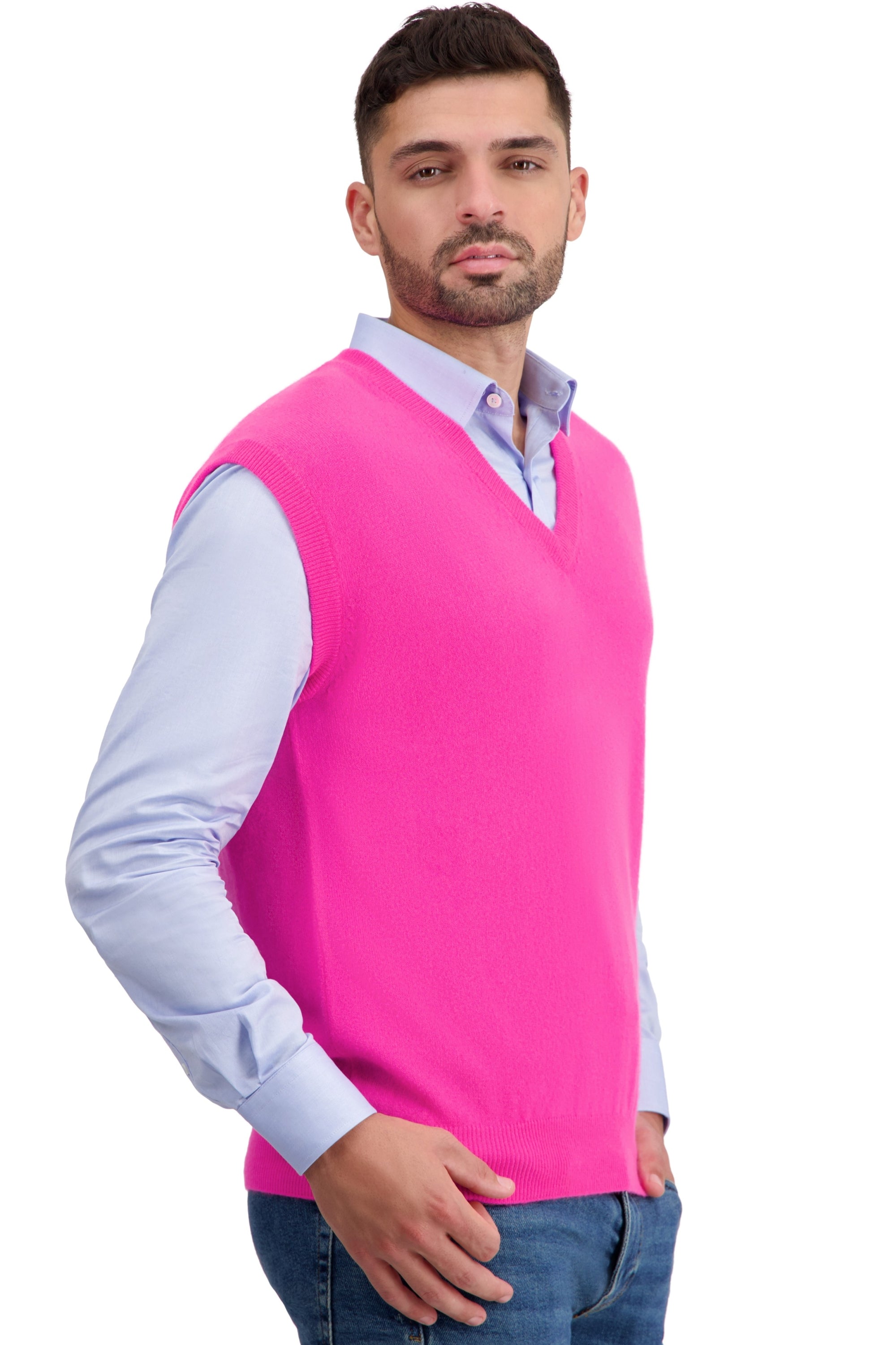 Balthazar in cashmere uomo - dayglo - Mahogany