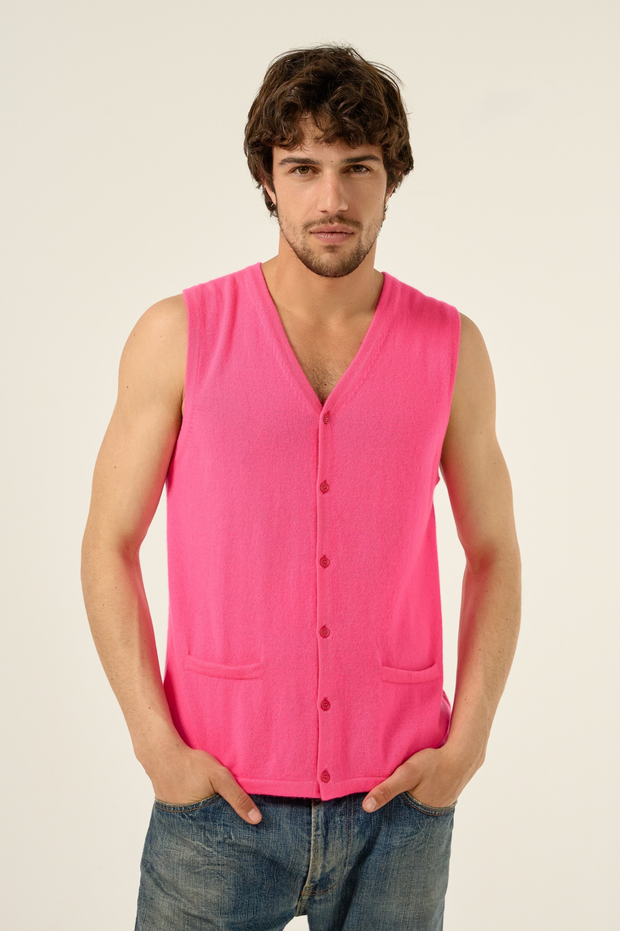 Basile in cashmere uomo - dayglo - Mahogany