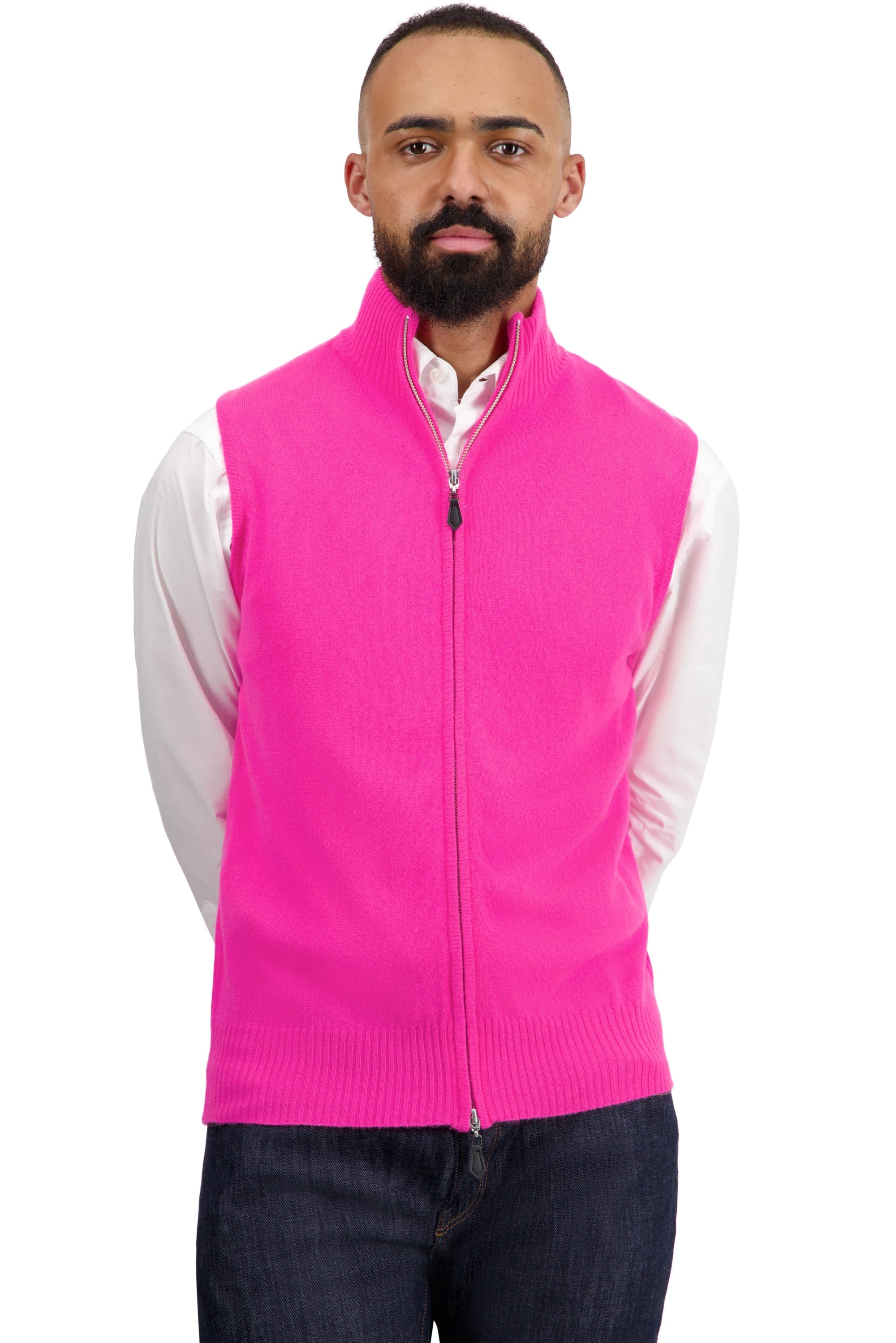 Dali in cashmere uomo - dayglo - Mahogany