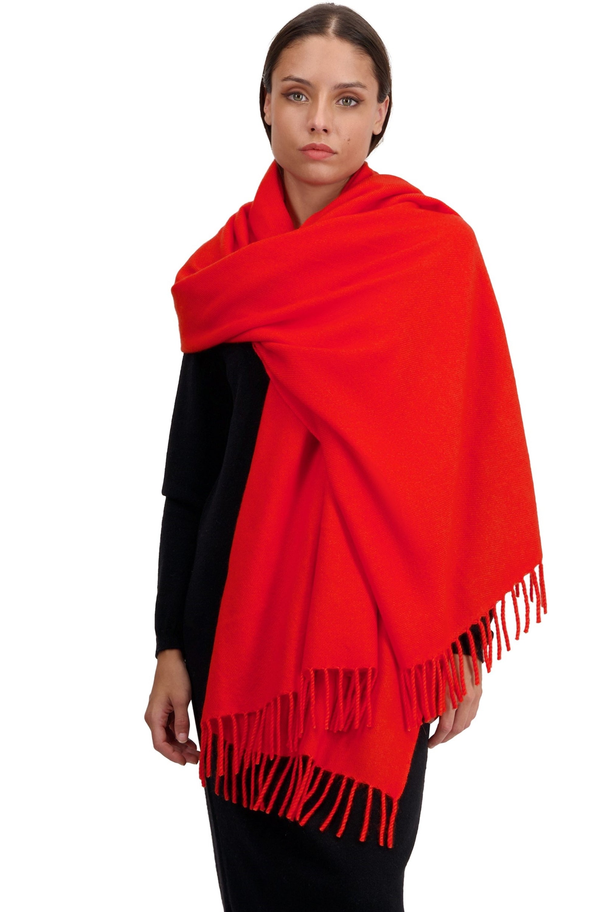 Niry in cashmere donna - Pumpkin - Mahogany
