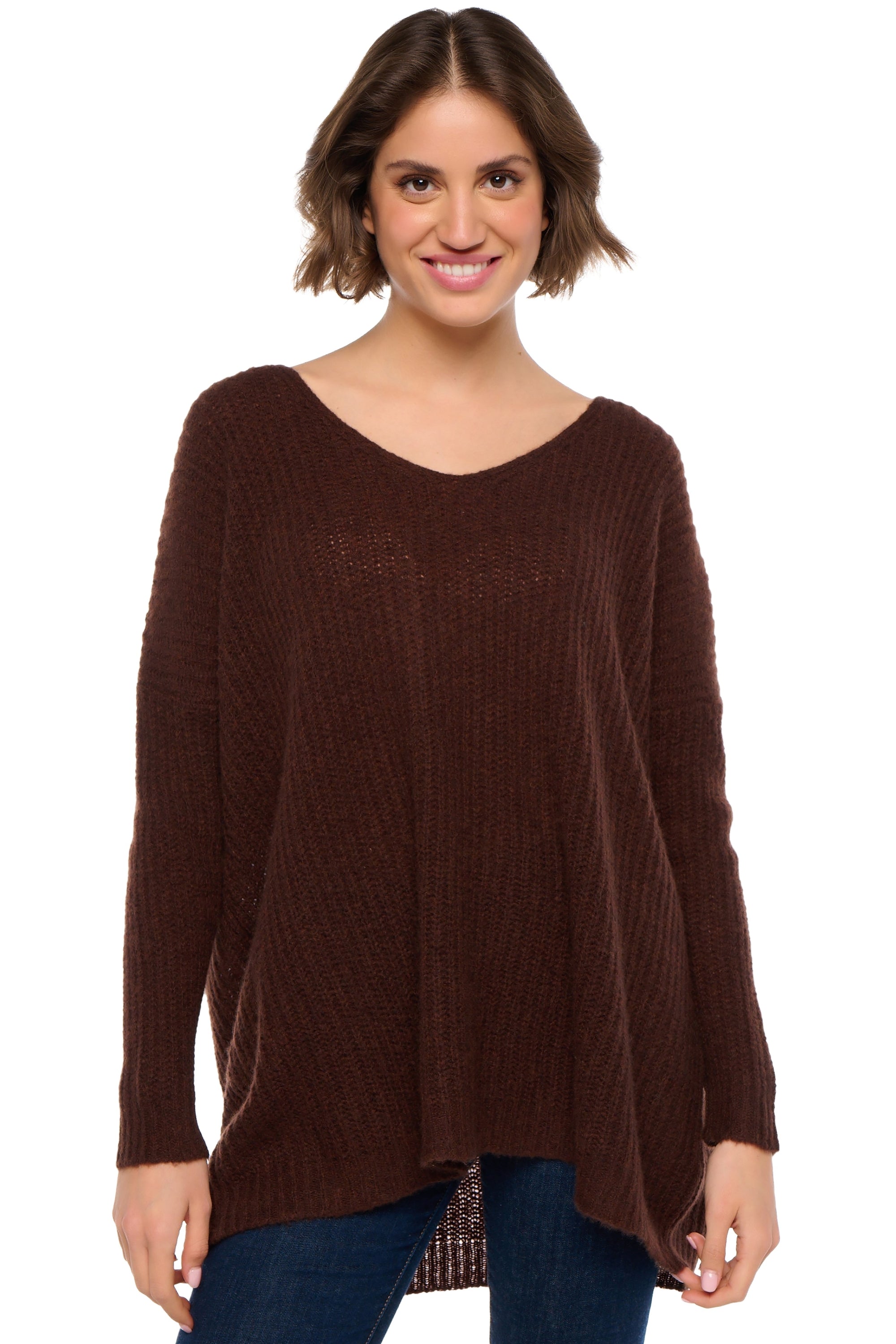 Daenerys in cashmere donna - americano - Mahogany