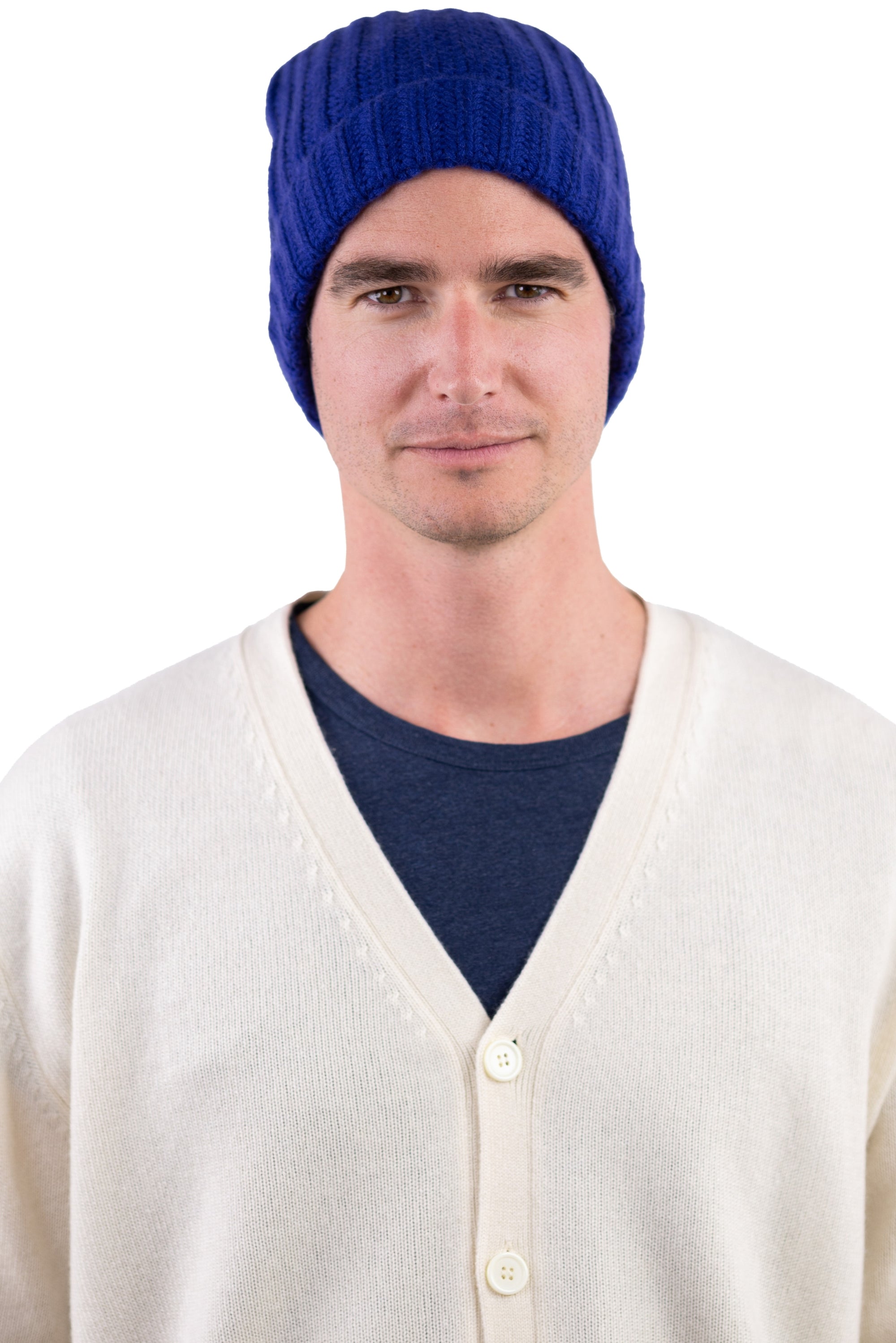 Youpie in cashmere misto - ultra marine - Mahogany