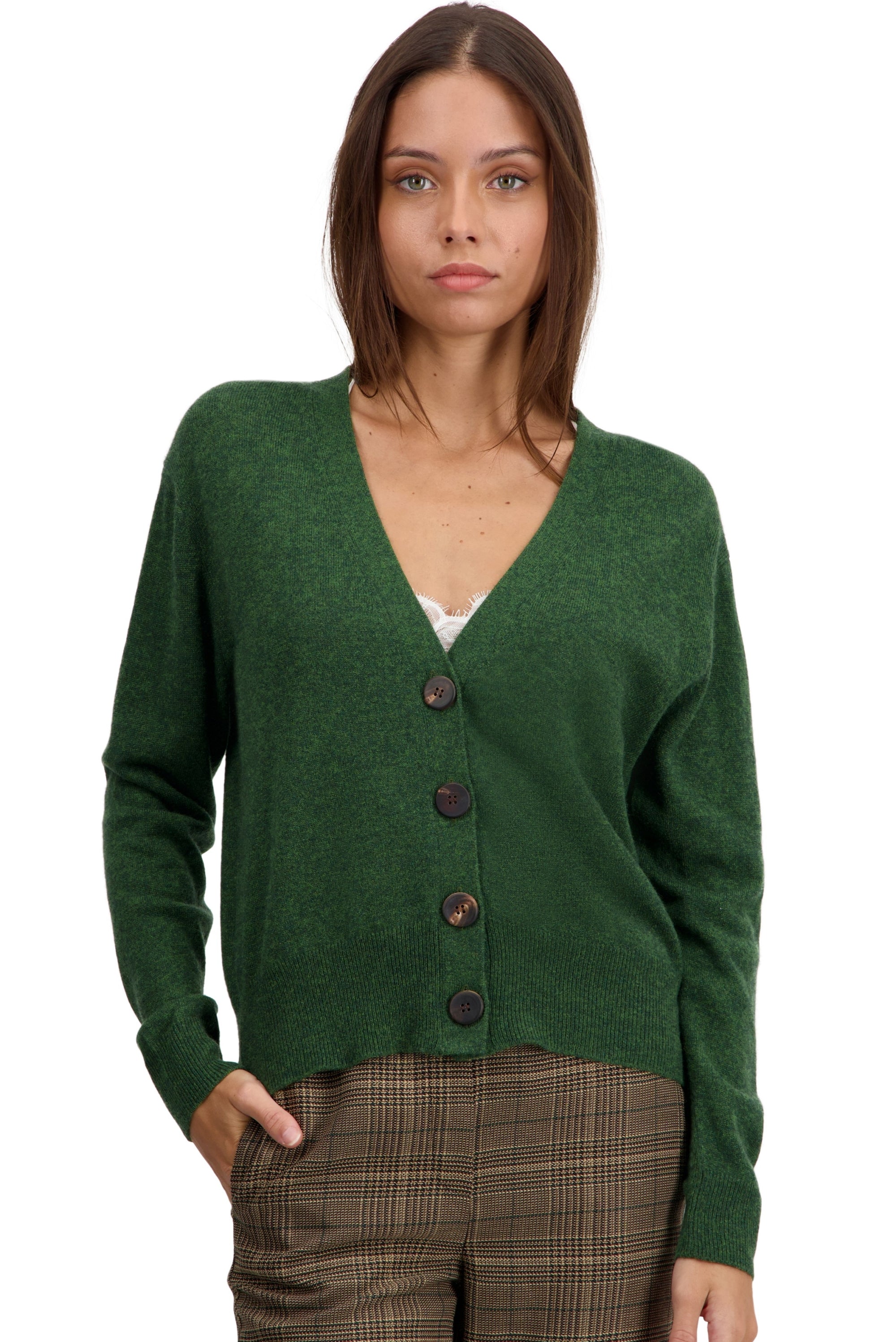 Talitha in cashmere donna - cedar - Mahogany