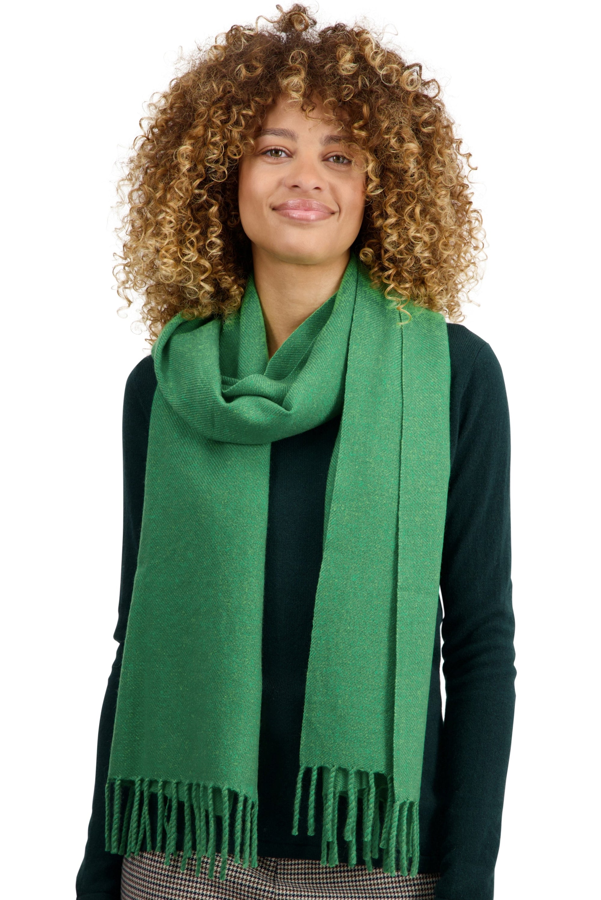 Sciarpa in cashmere, 100% Cashmere, donna, normale / 2 e 4 fili, tessuto spesso, Mahogany