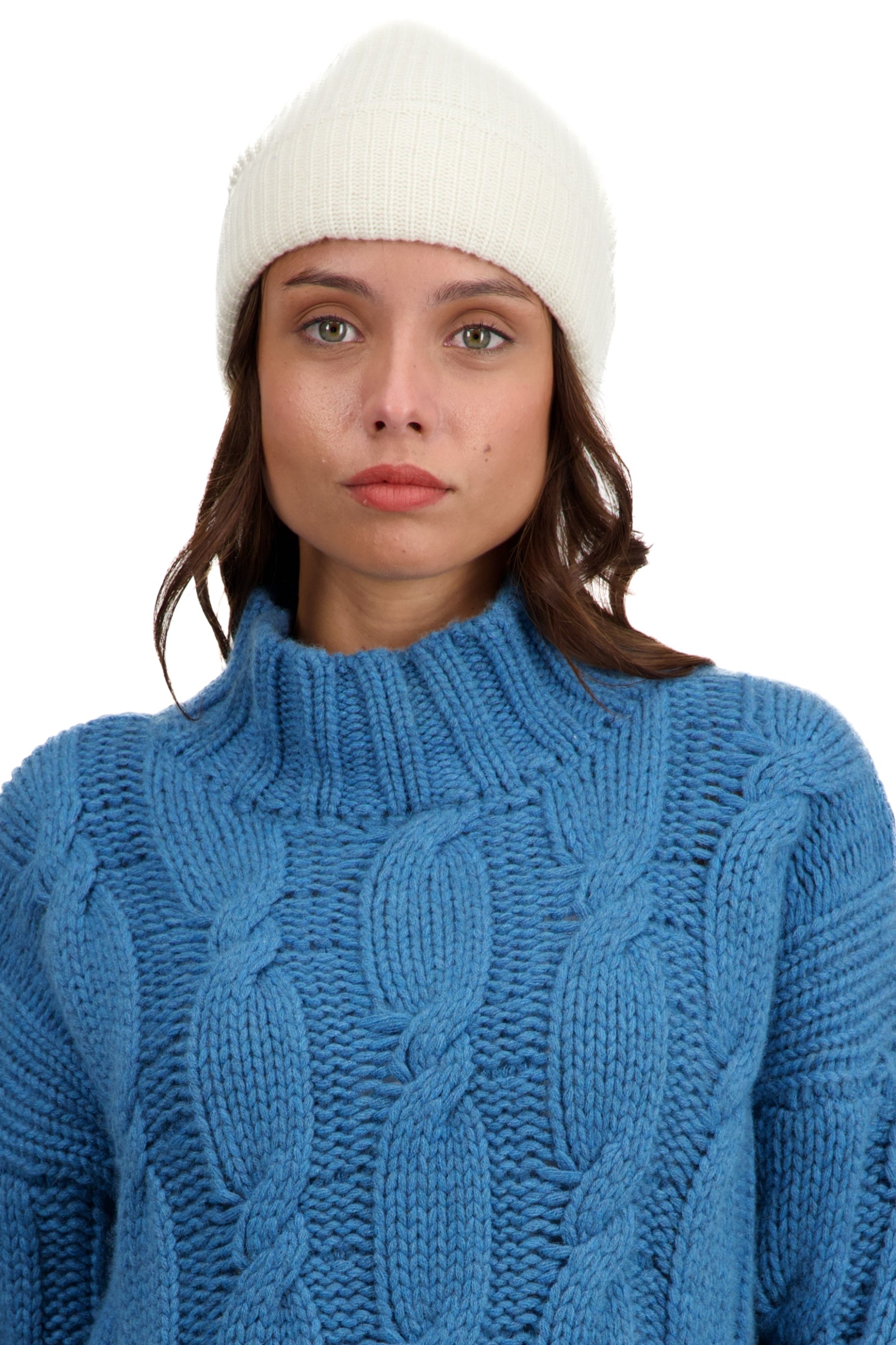 Terra in cashmere misto - natural écru - Mahogany